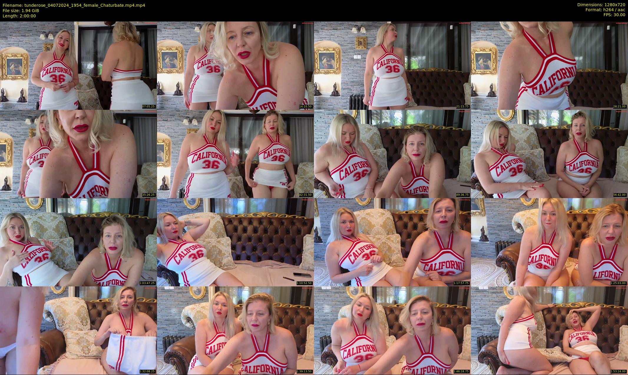 tunderose — 120 minute Chaturbate female cam show recording, 720p, Jul 4, 2024
