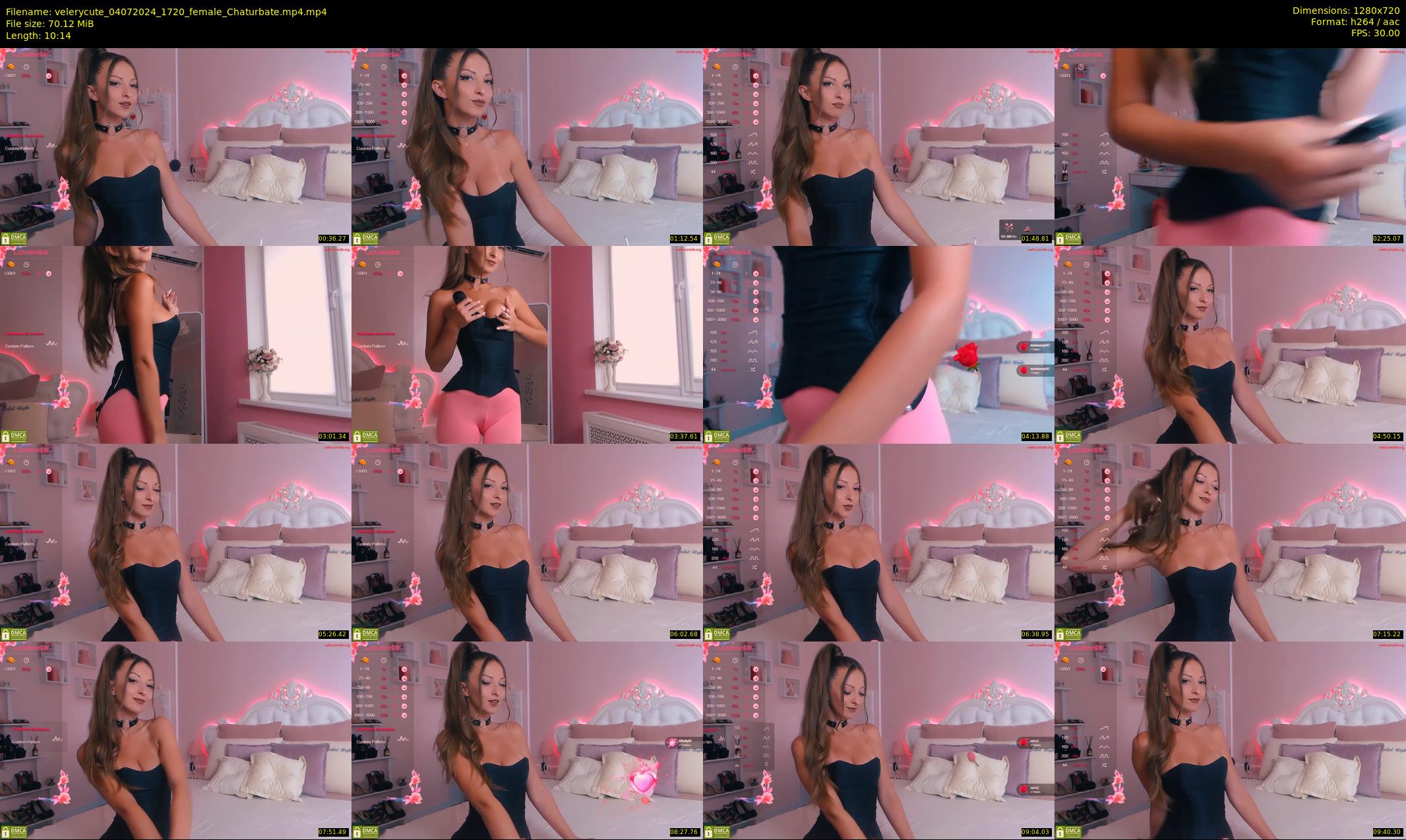 velerycute — 11 minute Chaturbate female cam show recording, 720p, Jul 4, 2024