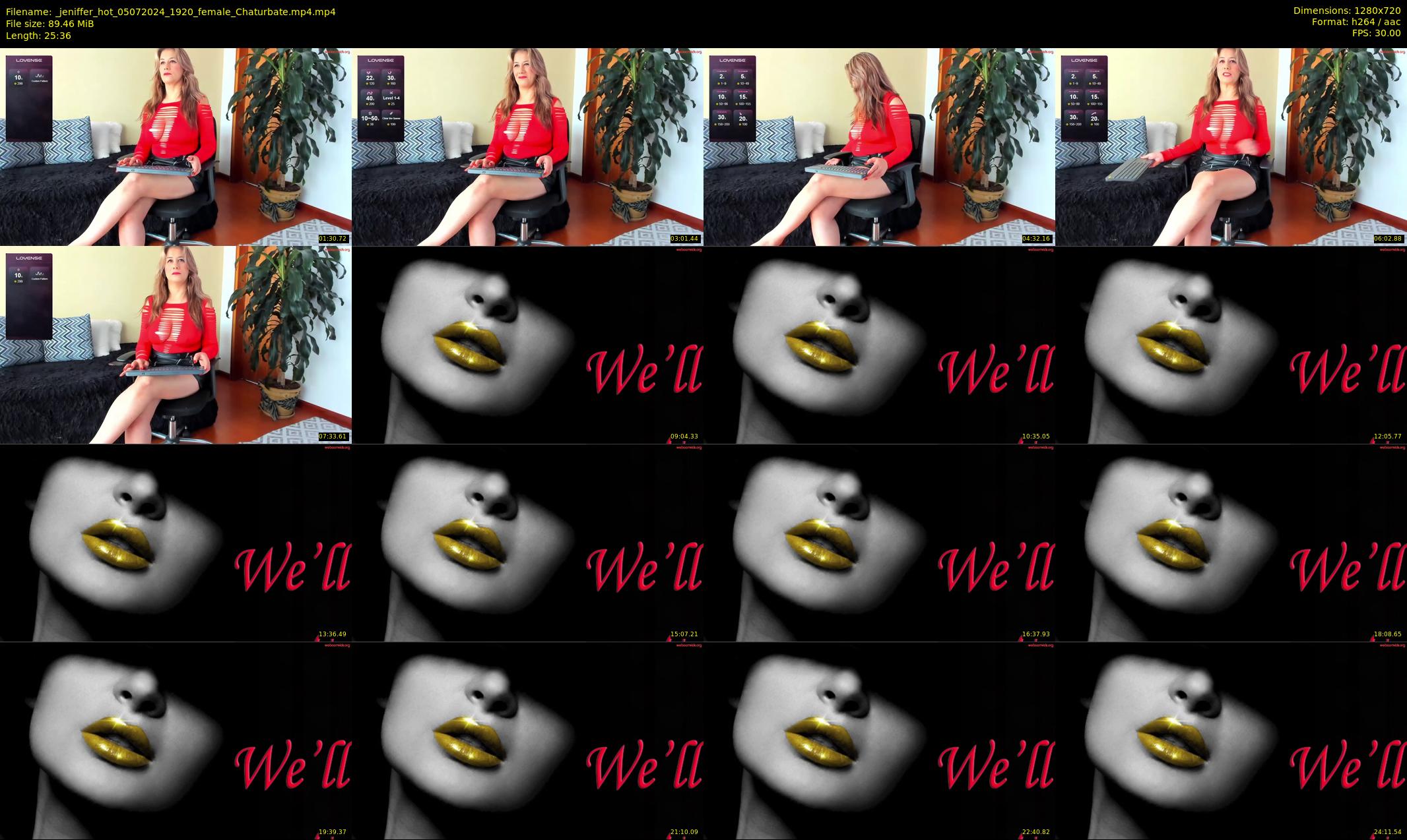 _jeniffer_hot — 26 minute Chaturbate female cam show recording, 720p, Jul 5, 2024