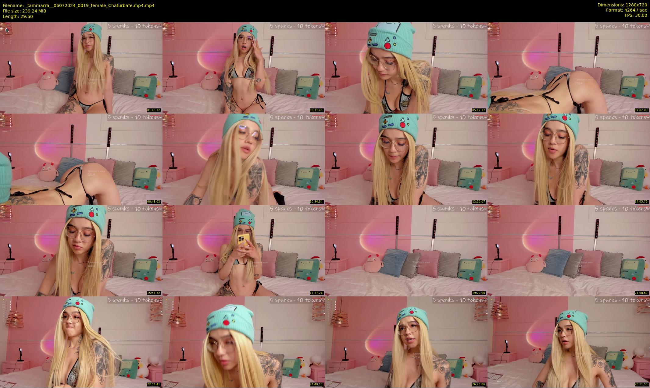 _tammarra_ — 30 minute Chaturbate female cam show recording, 720p, Jul 6, 2024