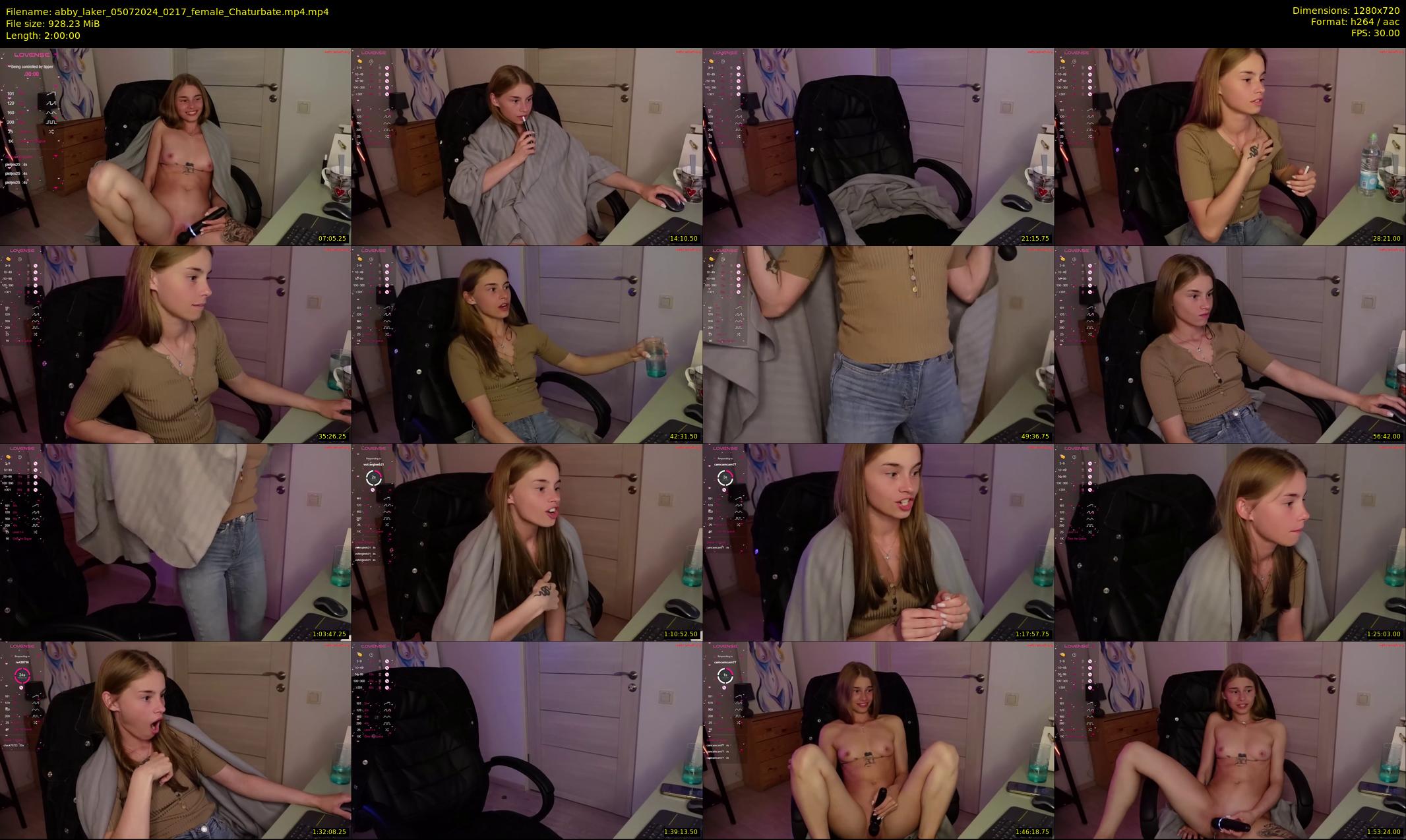 abby_laker — 120 minute Chaturbate female cam show recording, 720p, Jul 5, 2024