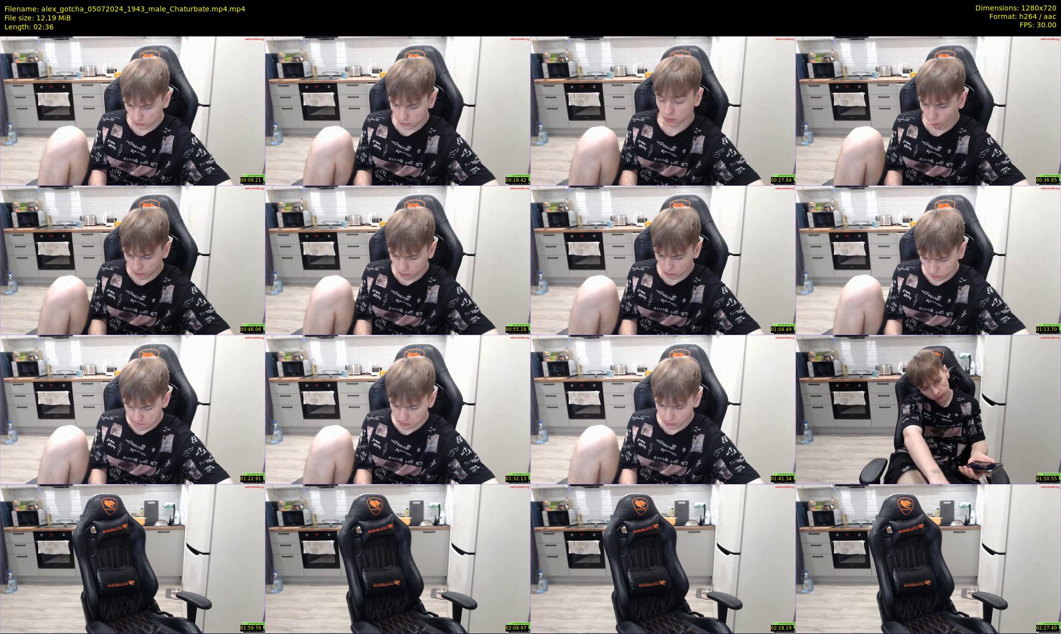 alex_gotcha — 3 minute Chaturbate male cam show recording, 720p, Jul 5, 2024
