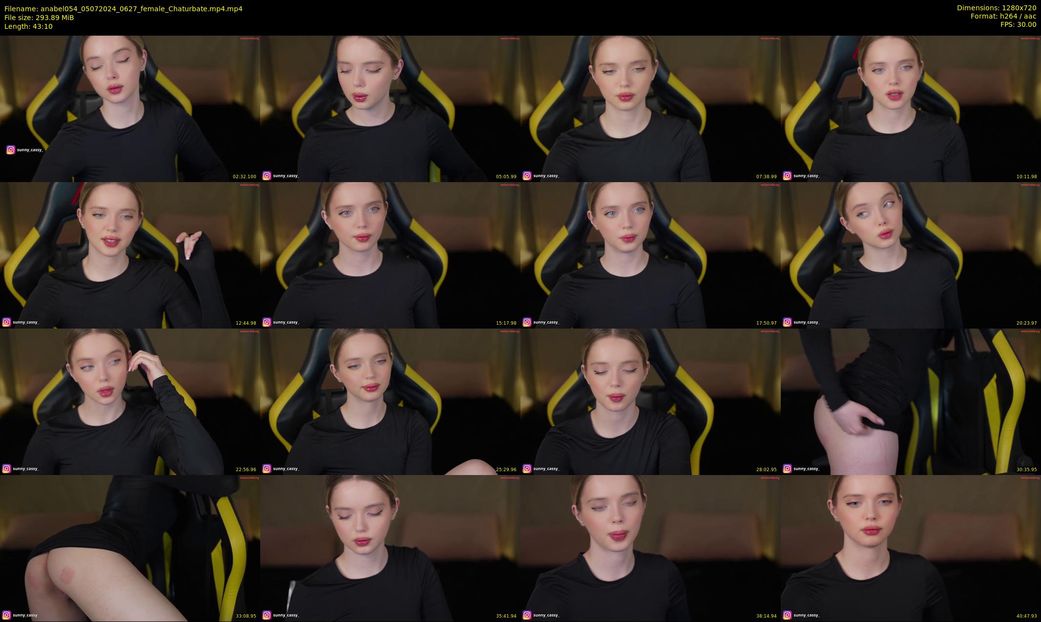 anabel054 — 44 minute Chaturbate female cam show recording, 720p, Jul 5, 2024