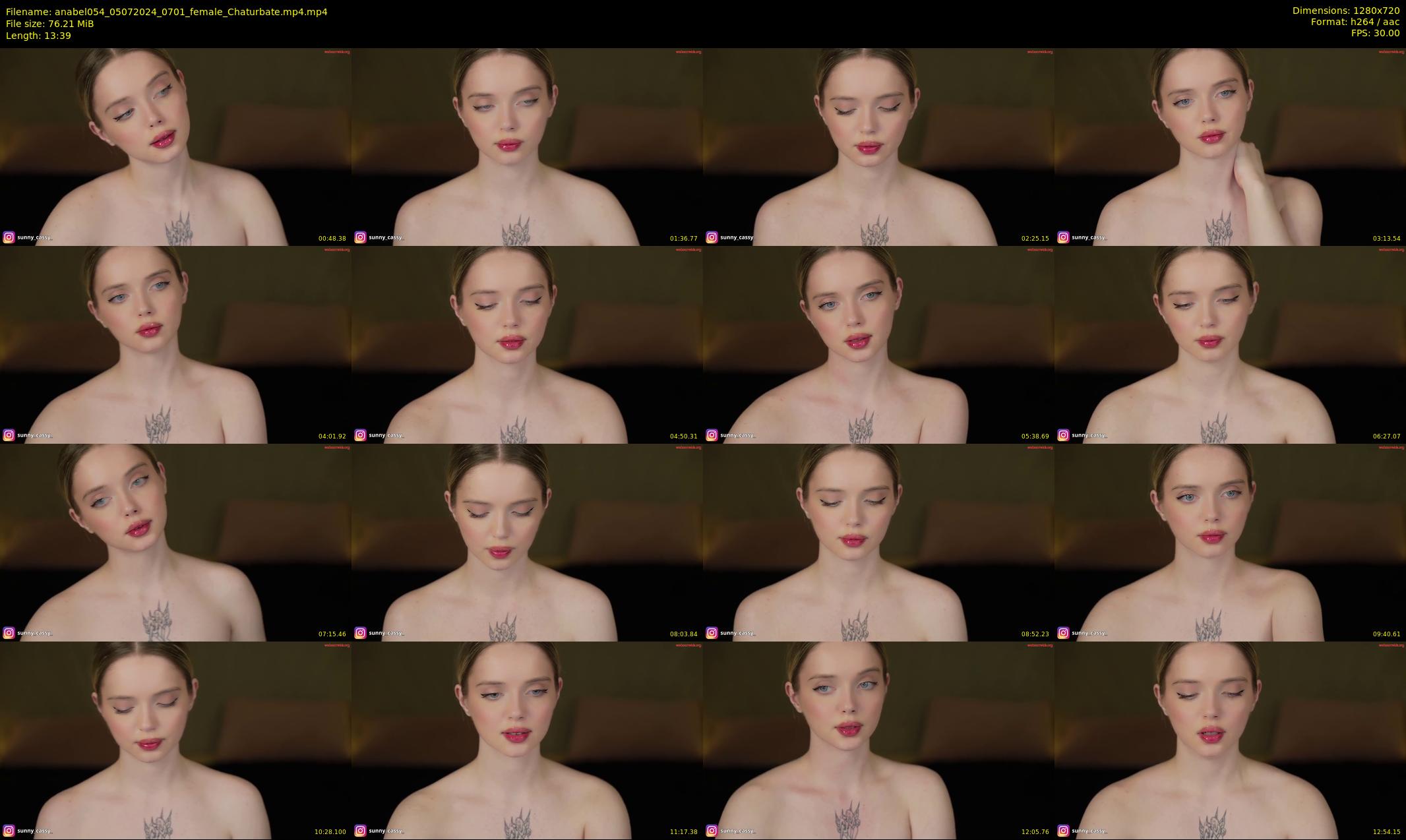 anabel054 — 14 minute Chaturbate female cam show recording, 720p, Jul 5, 2024