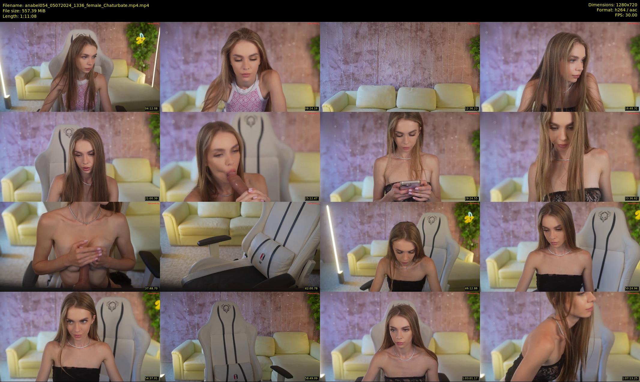anabel054 — 72 minute Chaturbate female cam show recording, 720p, Jul 5, 2024