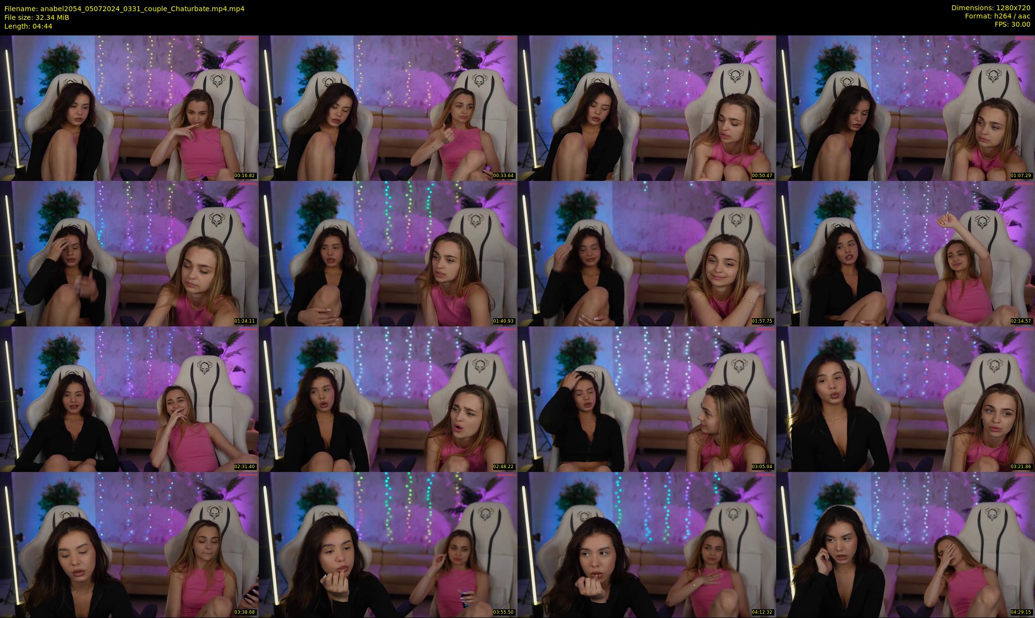 anabel2054 — 5 minute Chaturbate female cam show recording, 720p, Jul 5, 2024