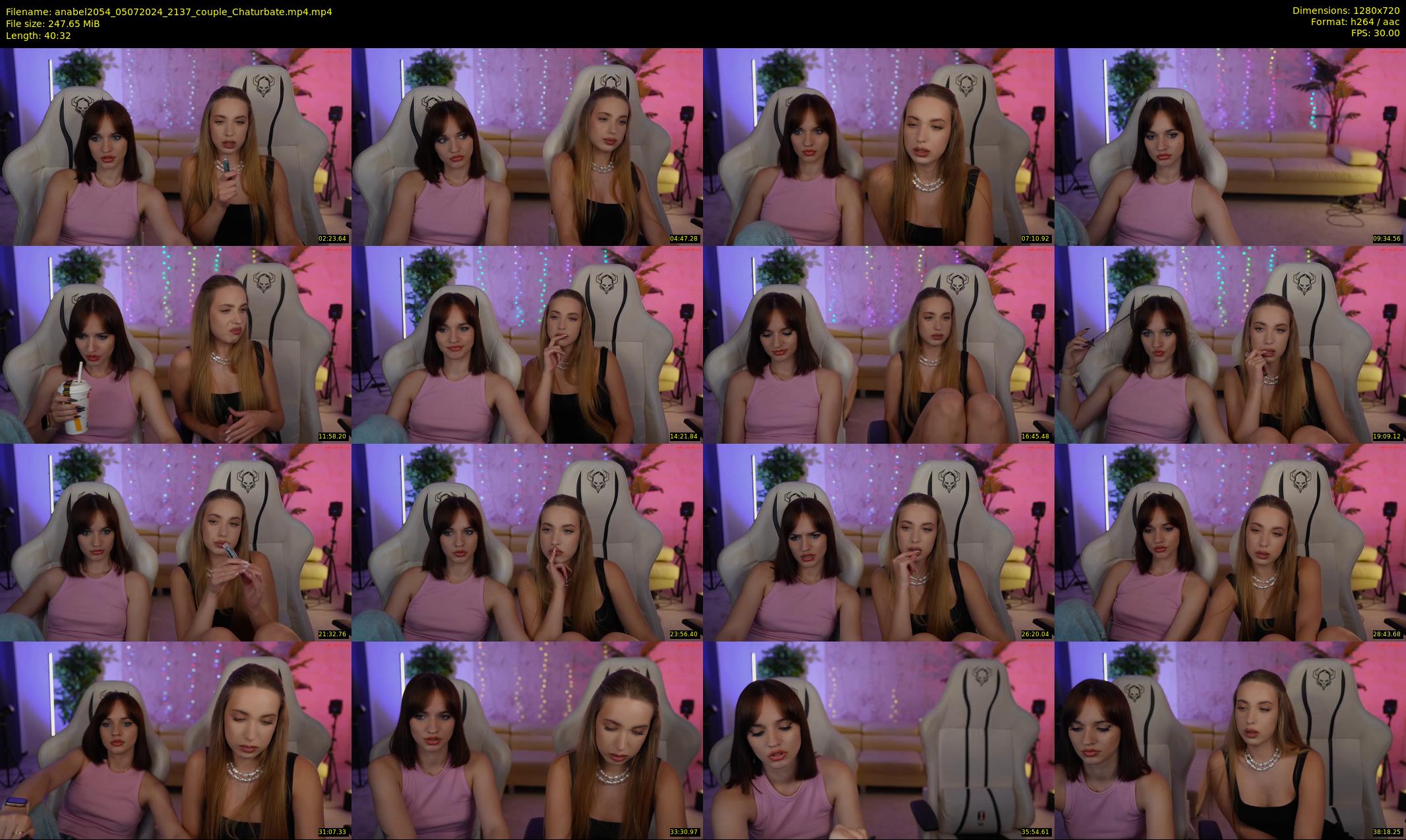anabel2054 — 41 minute Chaturbate female cam show recording, 720p, Jul 5, 2024