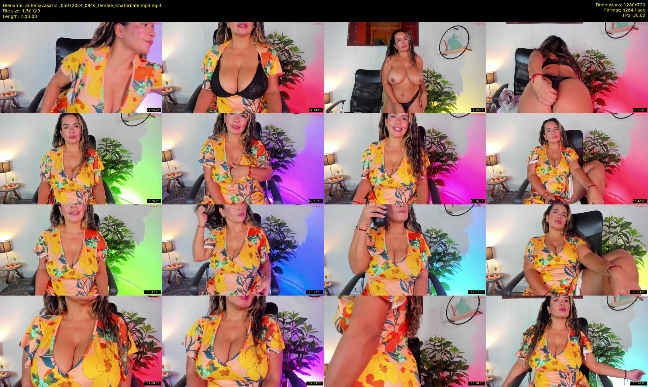 antoniacasarini — 120 minute Chaturbate female cam show recording, 720p, Jul 5, 2024