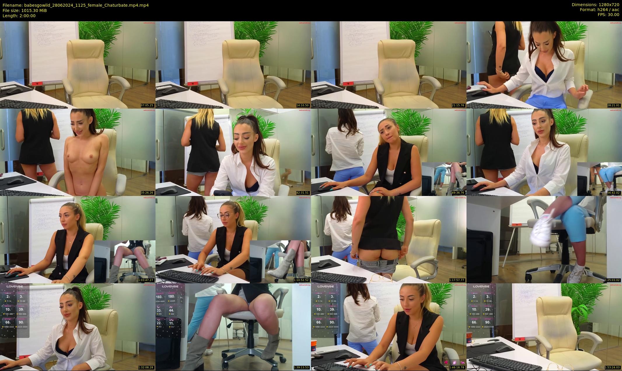 babesgowild — 120 minute Chaturbate couple cam show recording, 720p, Jun 28, 2024