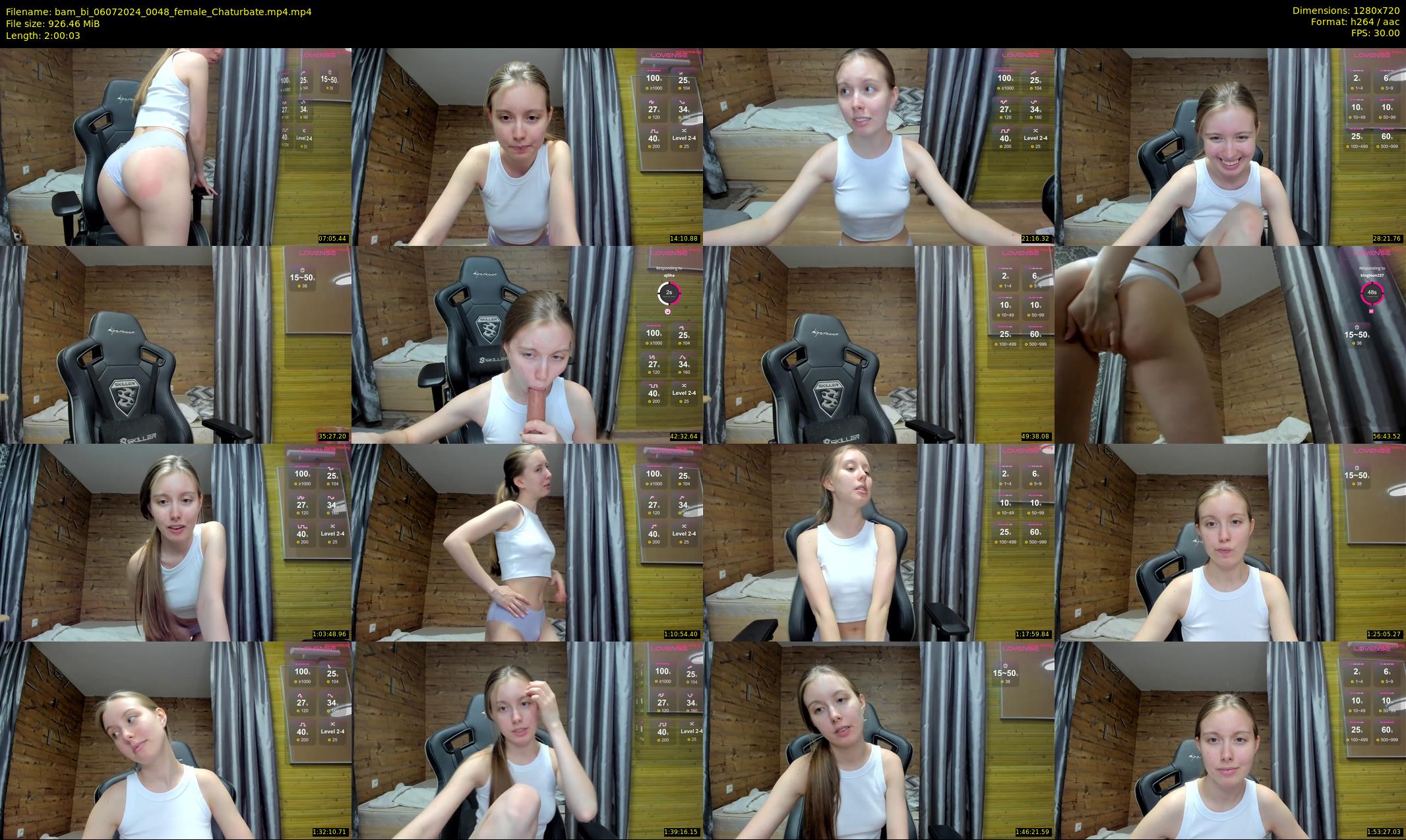 bam_bi — 121 minute Chaturbate female cam show recording, 720p, Jul 6, 2024