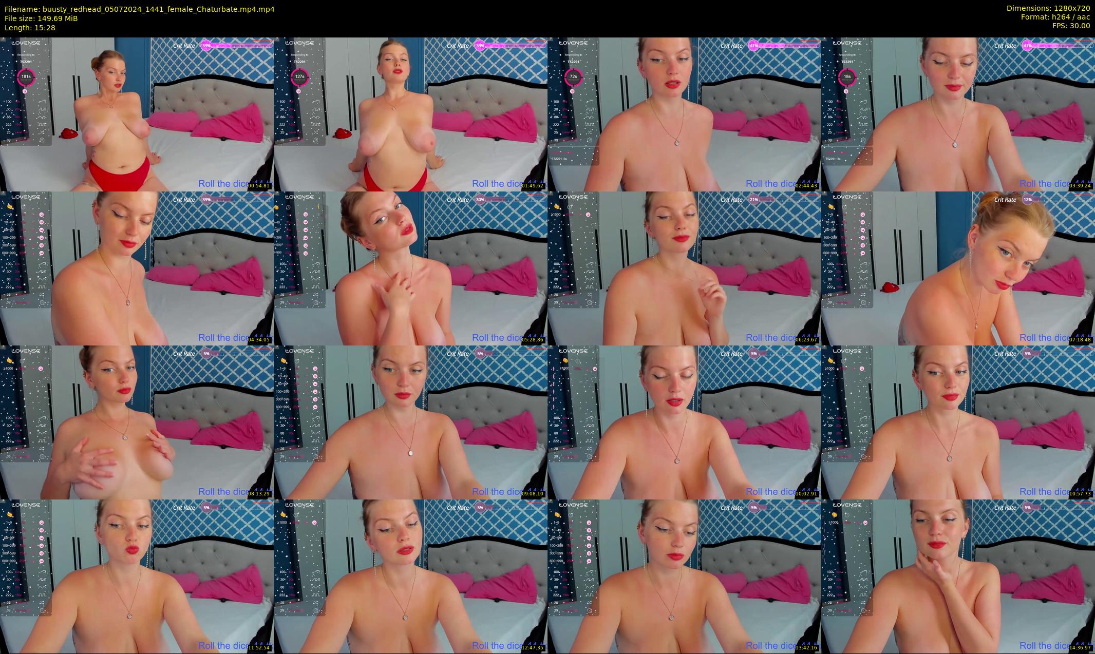 buusty_redhead — 16 minute Chaturbate female cam show recording, 720p, Jul 5, 2024