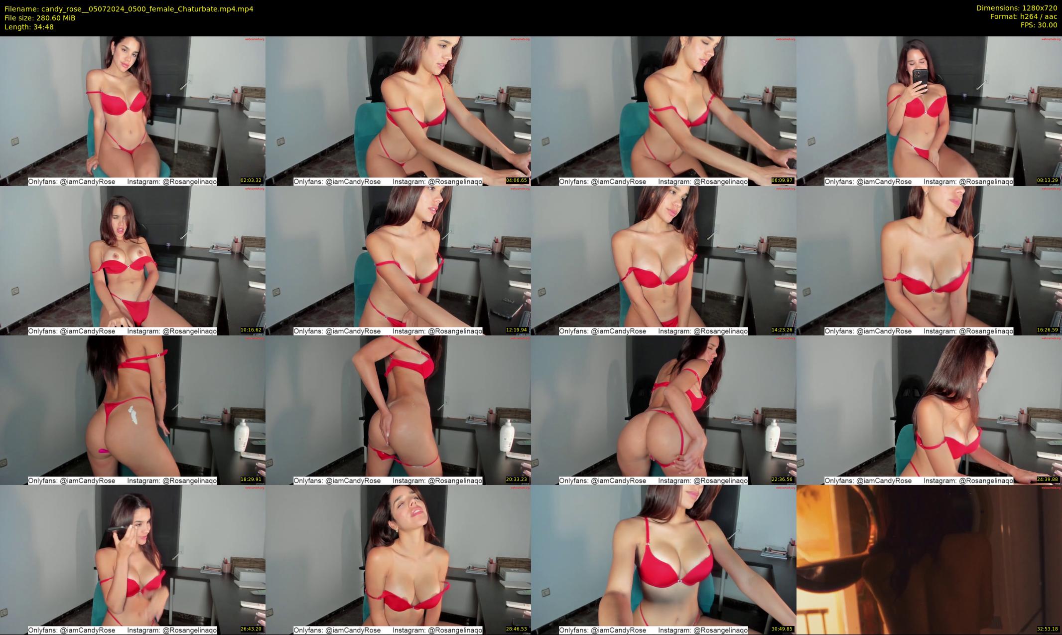 candy_rose_ — 35 minute Chaturbate female cam show recording, 720p, Jul 5, 2024