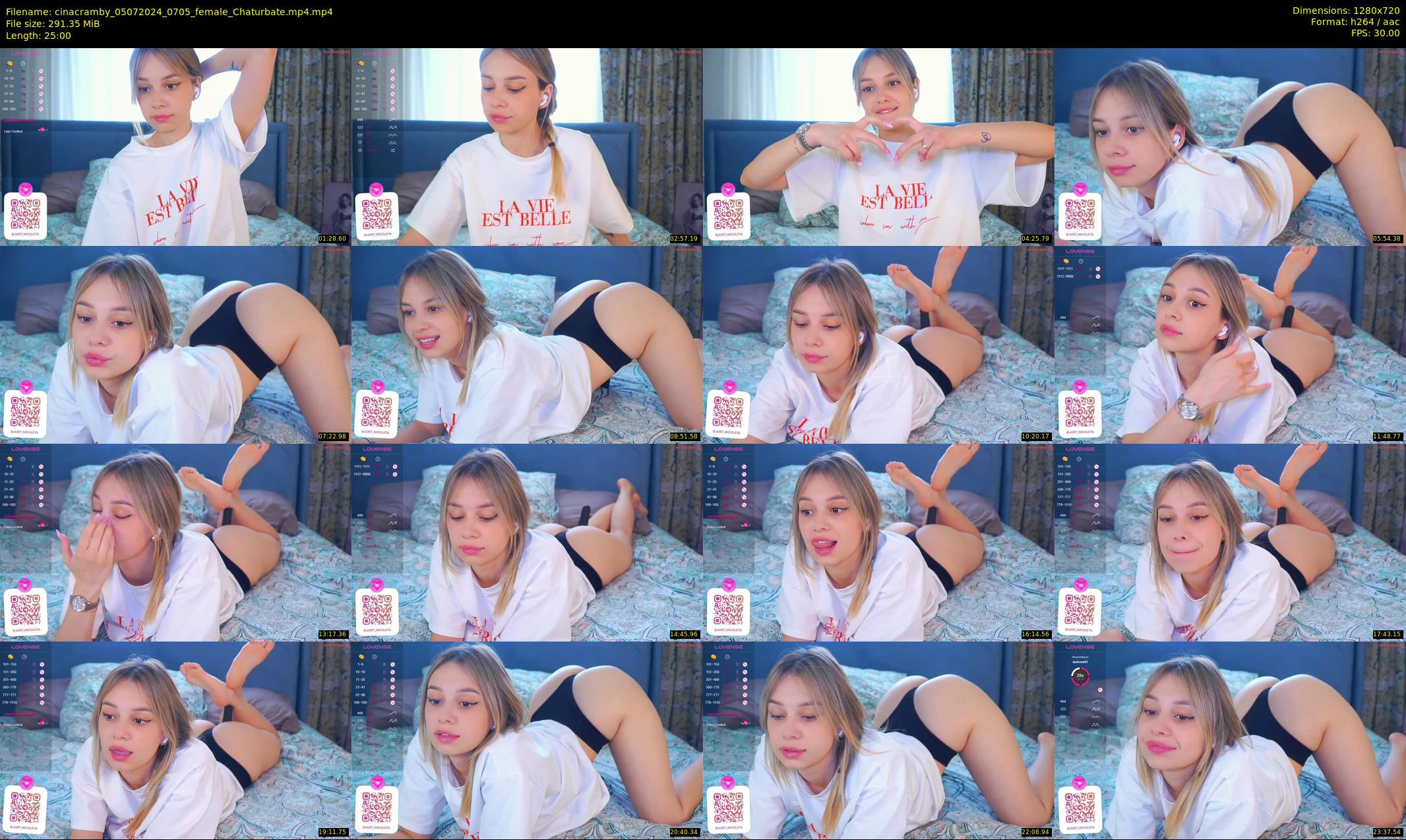 cinacramby — 25 minute Chaturbate female cam show recording, 720p, Jul 5, 2024
