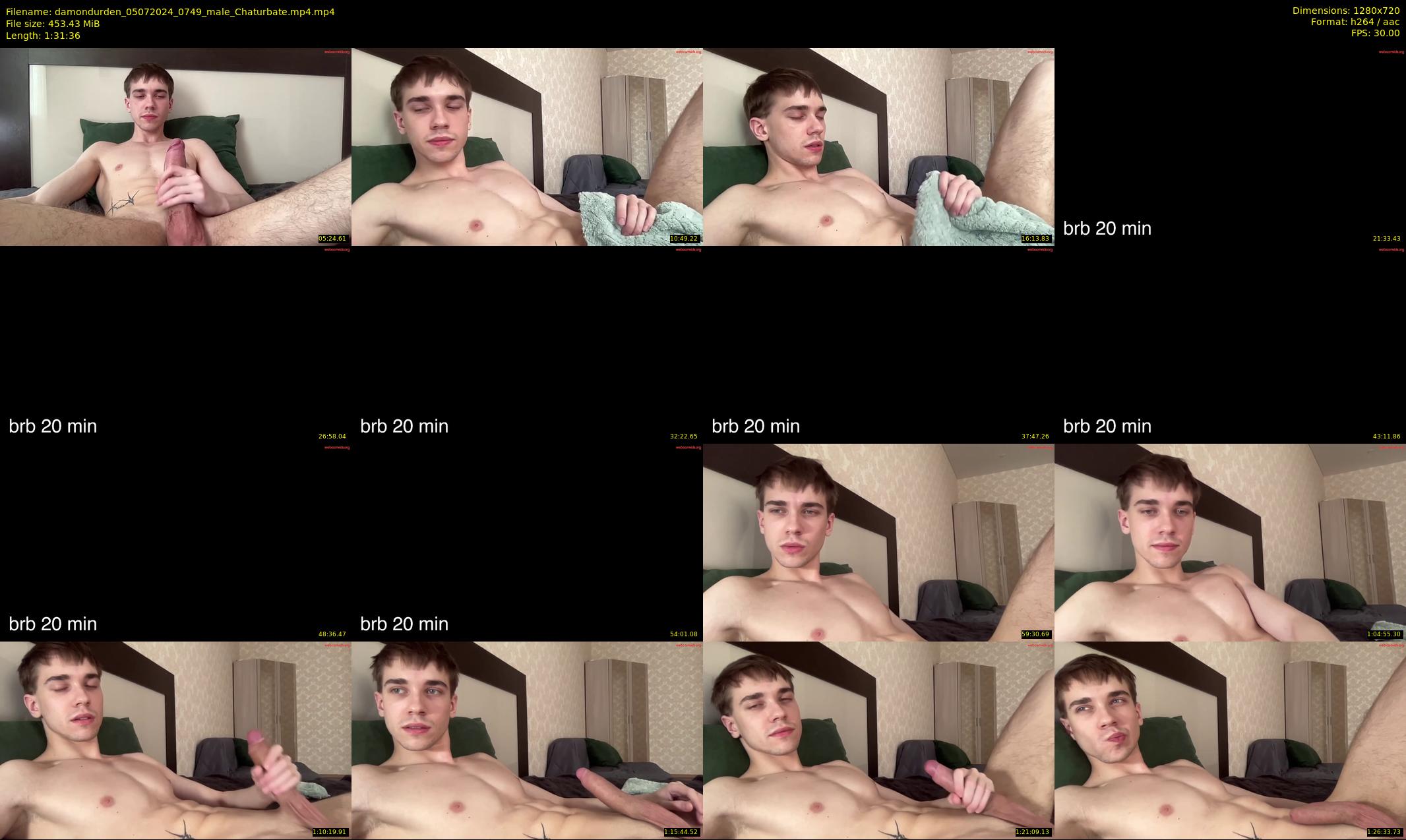 damondurden — 92 minute Chaturbate male cam show recording, 720p, Jul 5, 2024