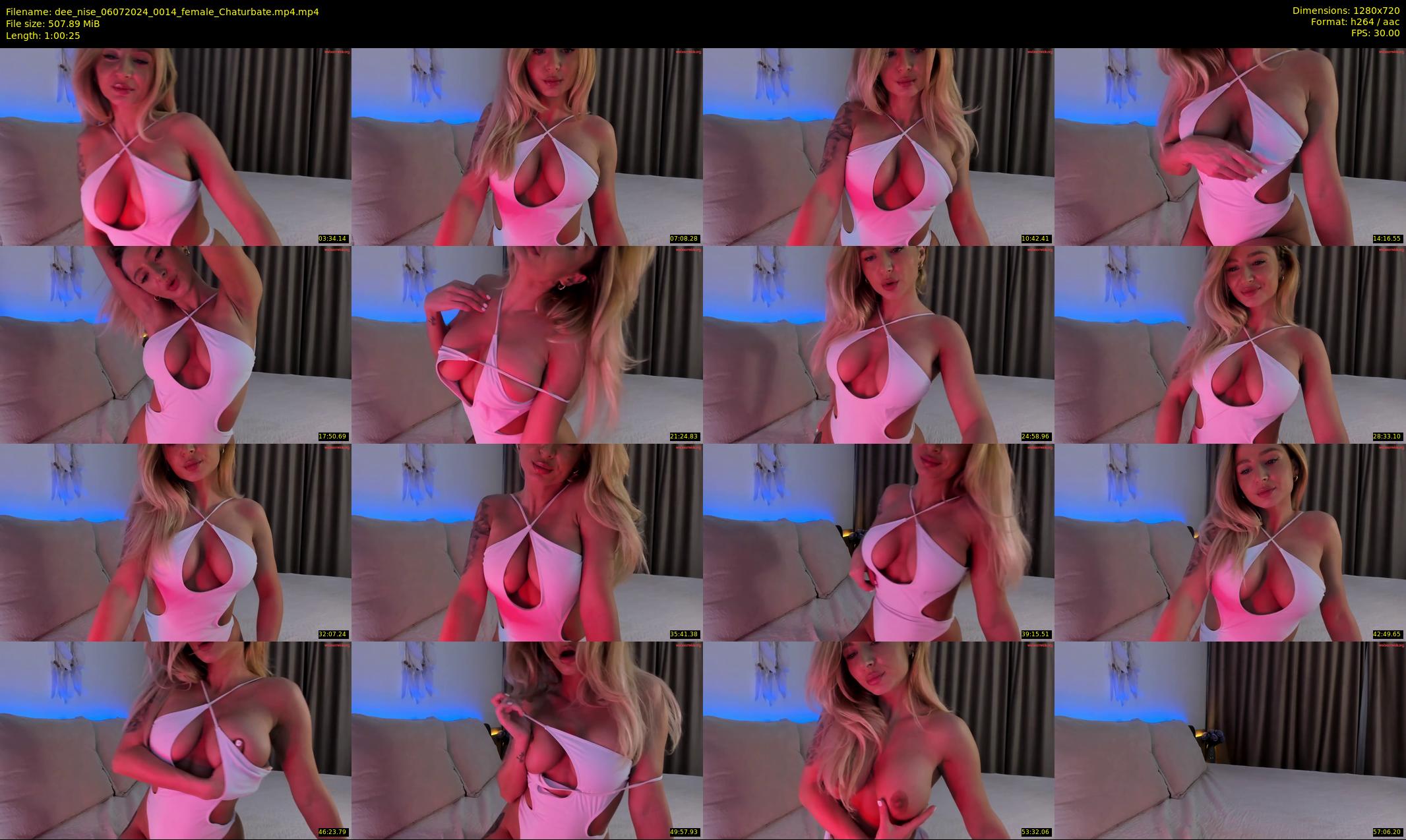 dee_nise — 61 minute Chaturbate female cam show recording, 720p, Jul 6, 2024