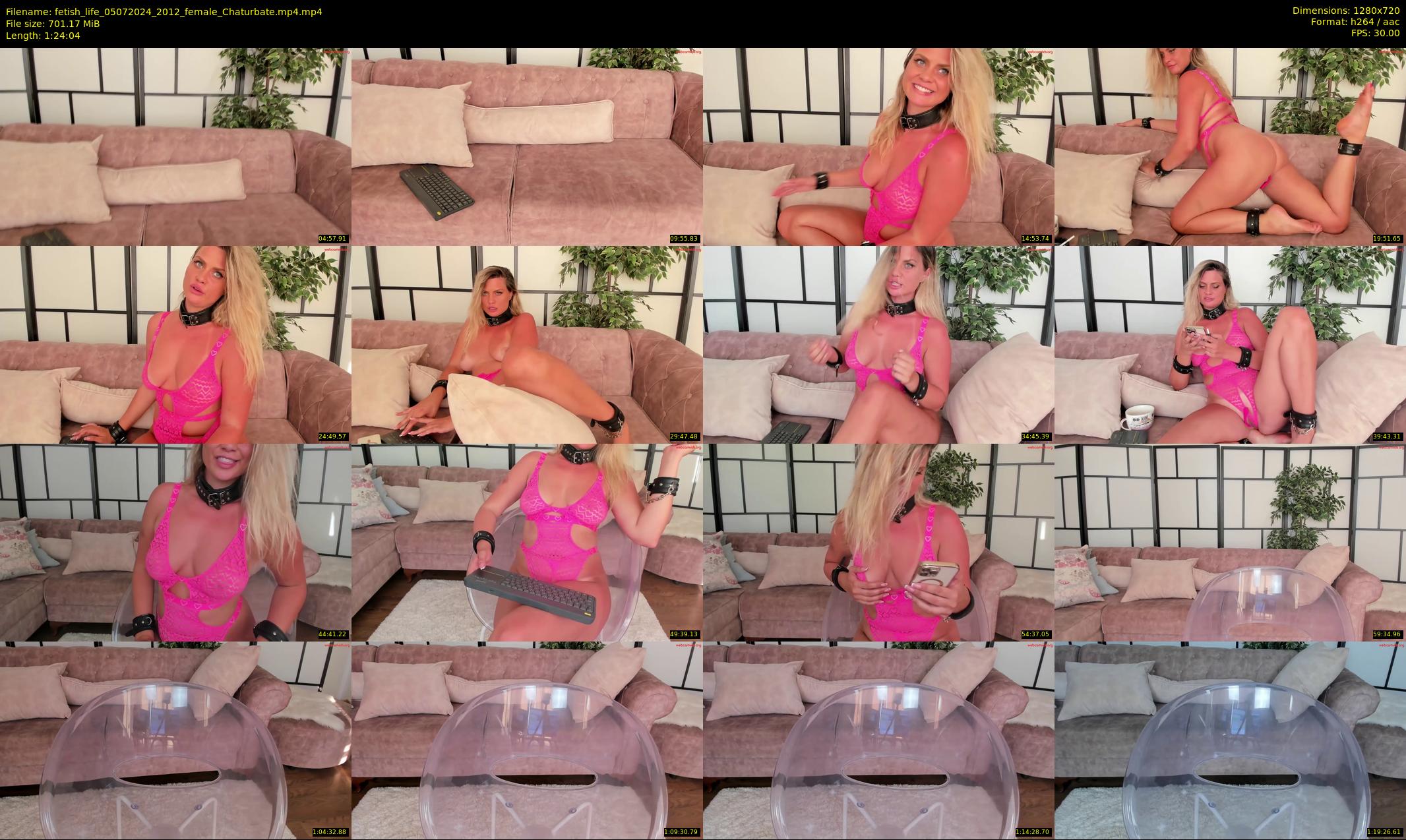 fetish_life — 85 minute Chaturbate female cam show recording, 720p, Jul 5, 2024