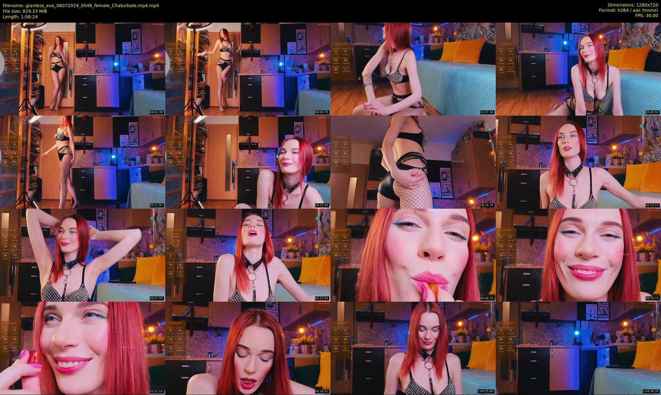 giantess_eva — 69 minute Chaturbate female cam show recording, 720p, Jul 6, 2024