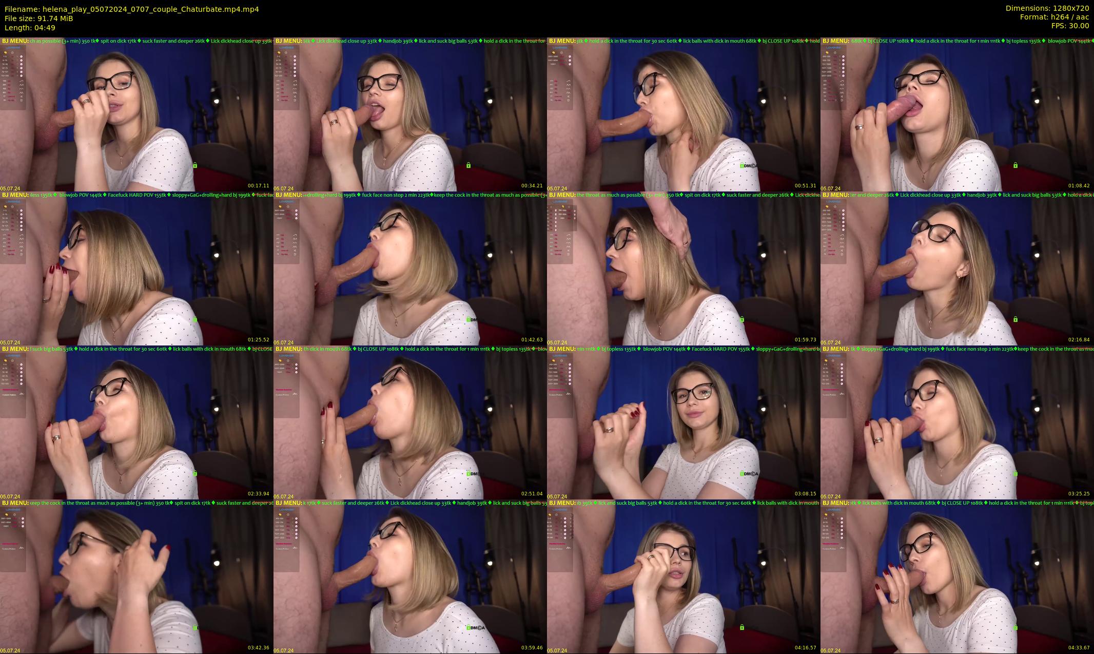 helena_play — 5 minute Chaturbate couple cam show recording, 720p, Jul 5, 2024
