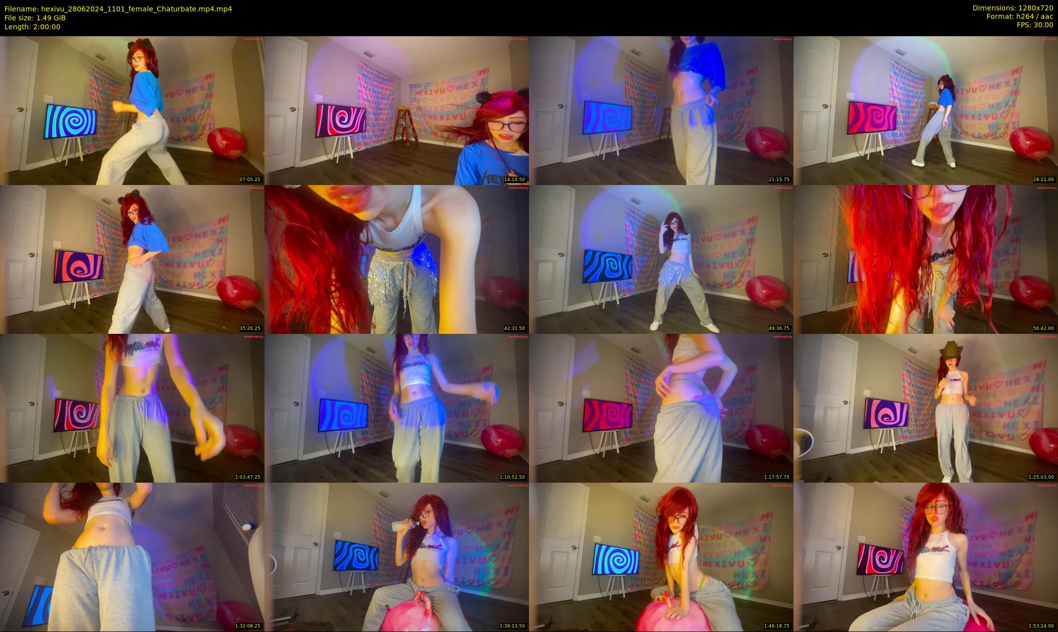 hexivu — 120 minute Chaturbate female cam show recording, 720p, Jun 28, 2024