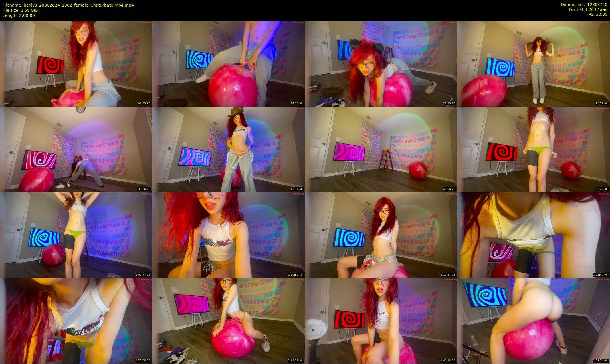 hexivu — 120 minute Chaturbate female cam show recording, 720p, Jun 28, 2024