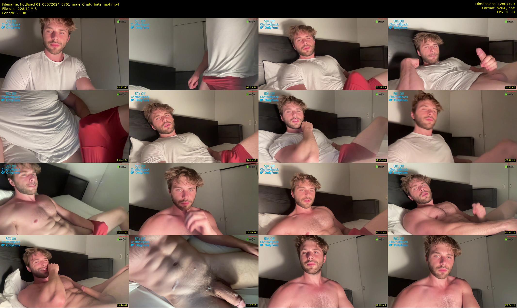 hot8pack01 — 21 minute Chaturbate male cam show recording, 720p, Jul 5, 2024