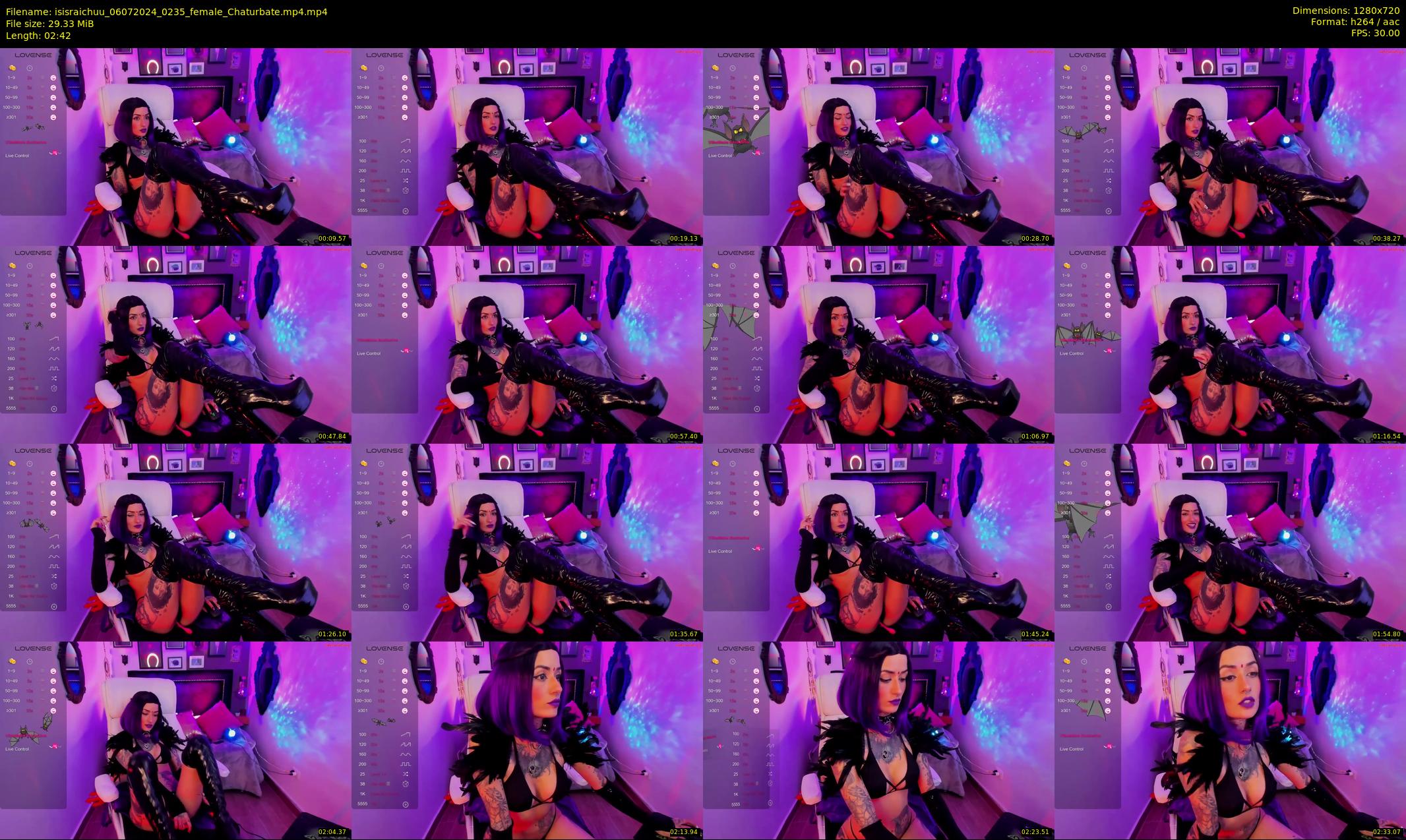 isisraichuu — 3 minute Chaturbate female cam show recording, 720p, Jul 6, 2024