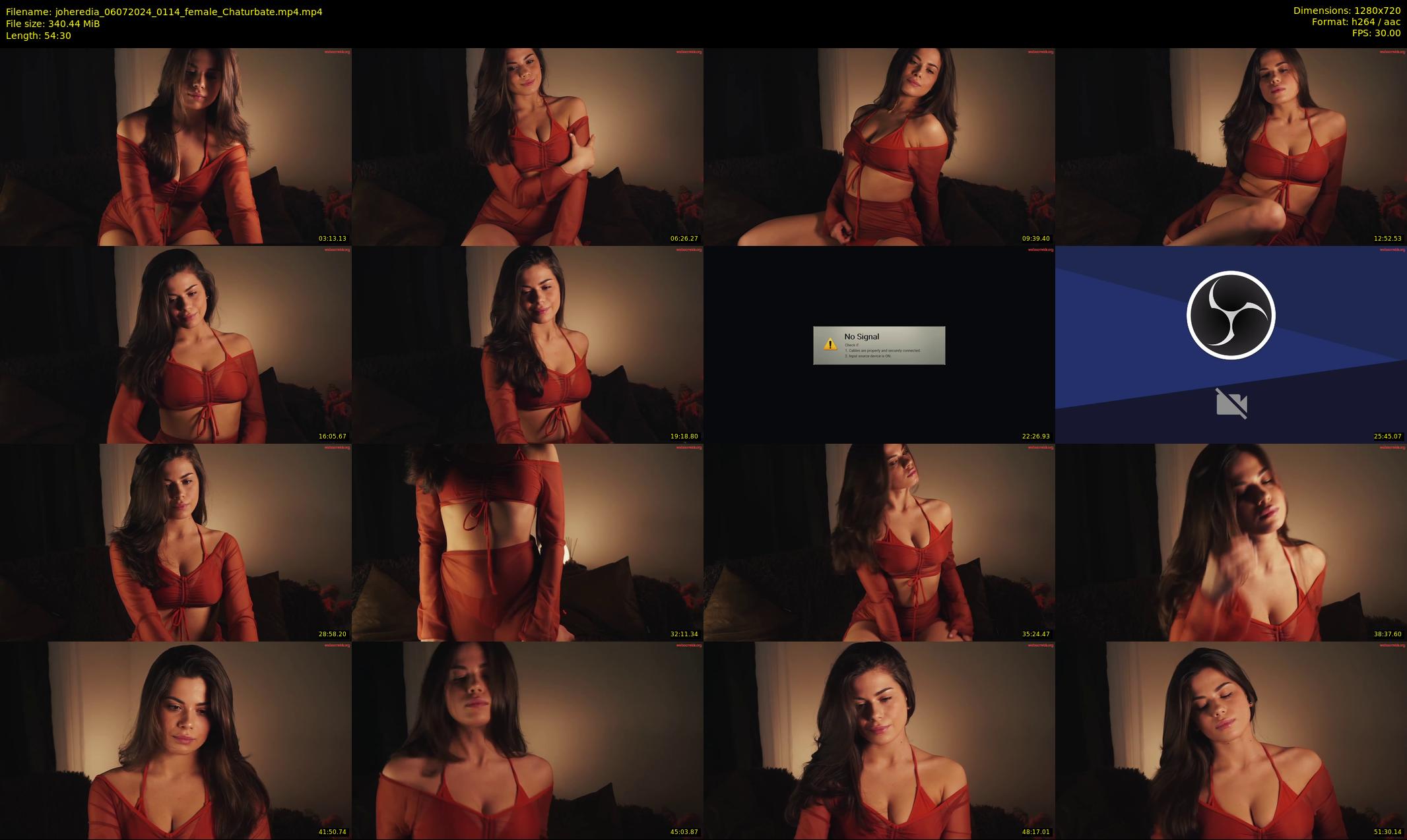 joheredia — 55 minute Chaturbate female cam show recording, 720p, Jul 6, 2024