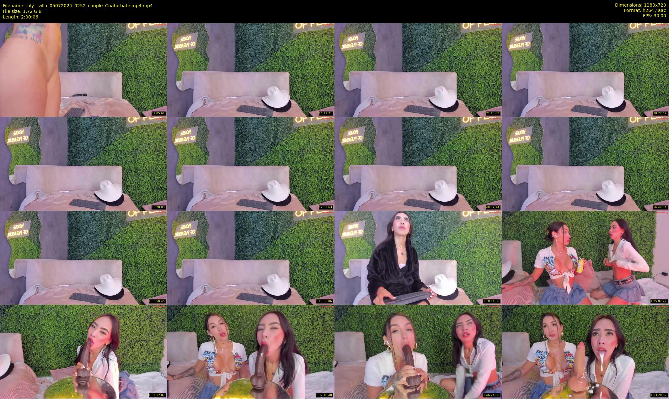 july__villa — 121 minute Chaturbate female cam show recording, 720p, Jul 5, 2024