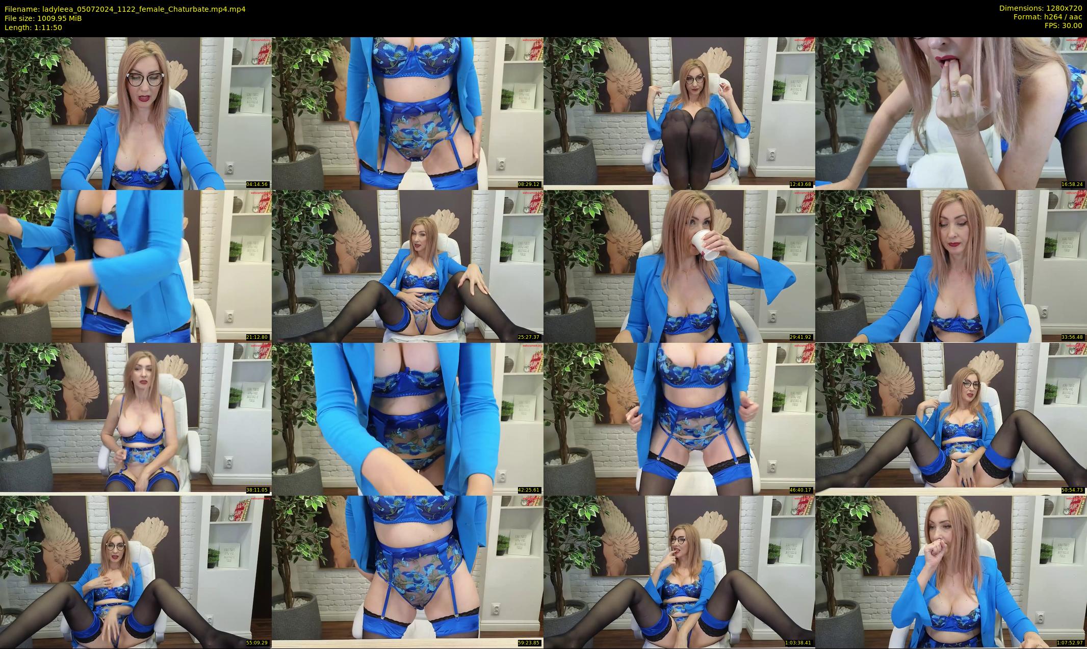 ladyleea — 72 minute Chaturbate female cam show recording, 720p, Jul 5, 2024