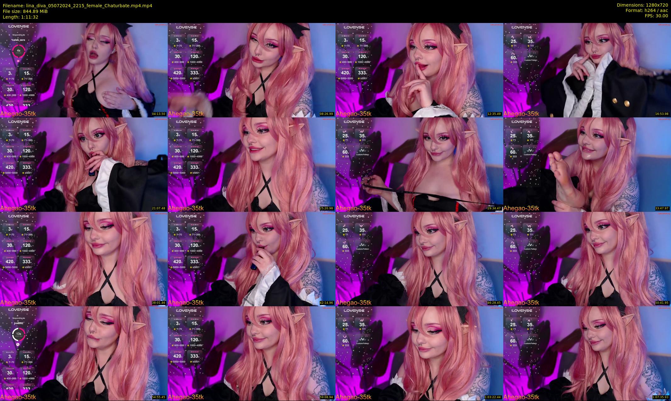 lina_diva — 72 minute Chaturbate female cam show recording, 720p, Jul 5, 2024