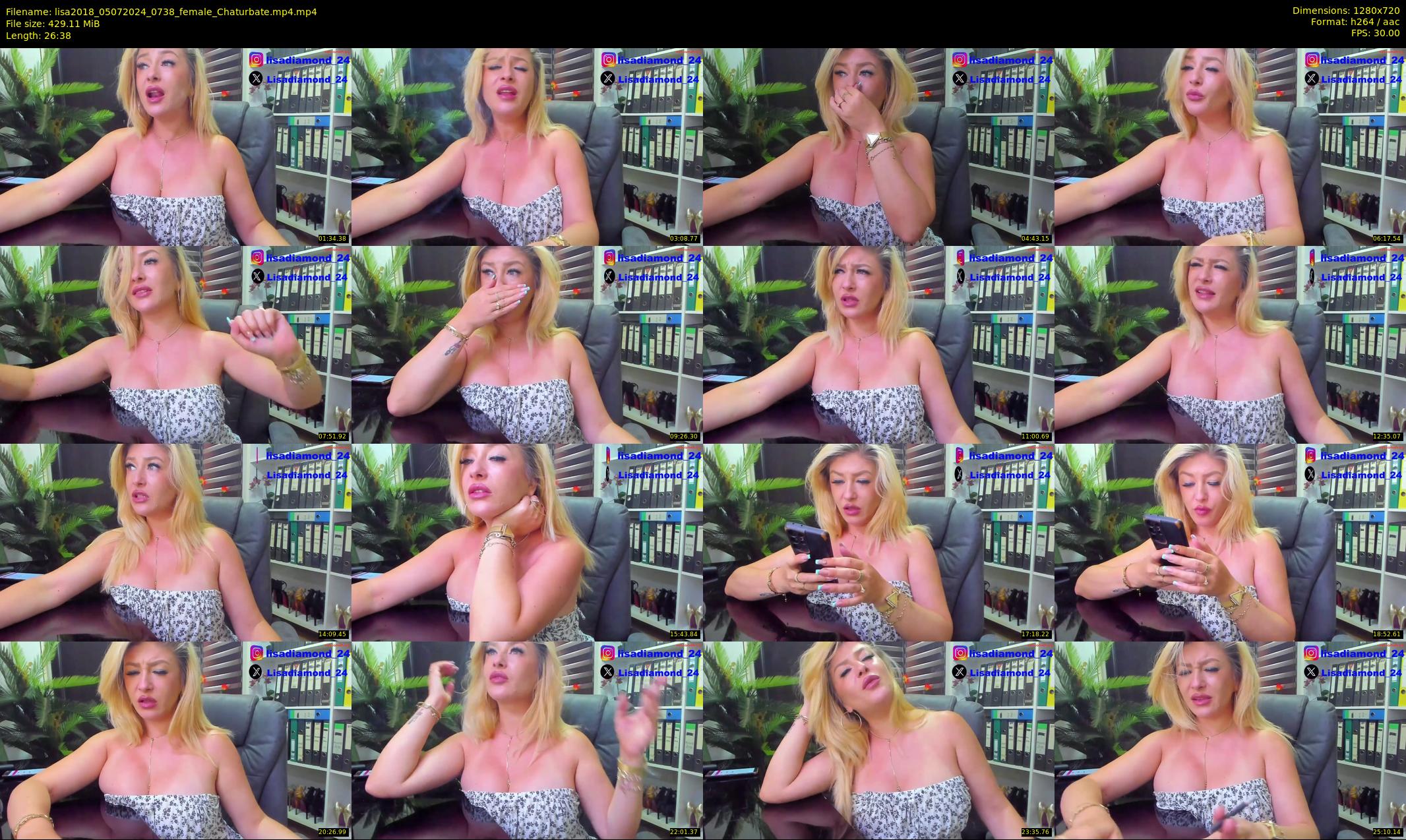 lisa2018 — 27 minute Chaturbate female cam show recording, 720p, Jul 5, 2024