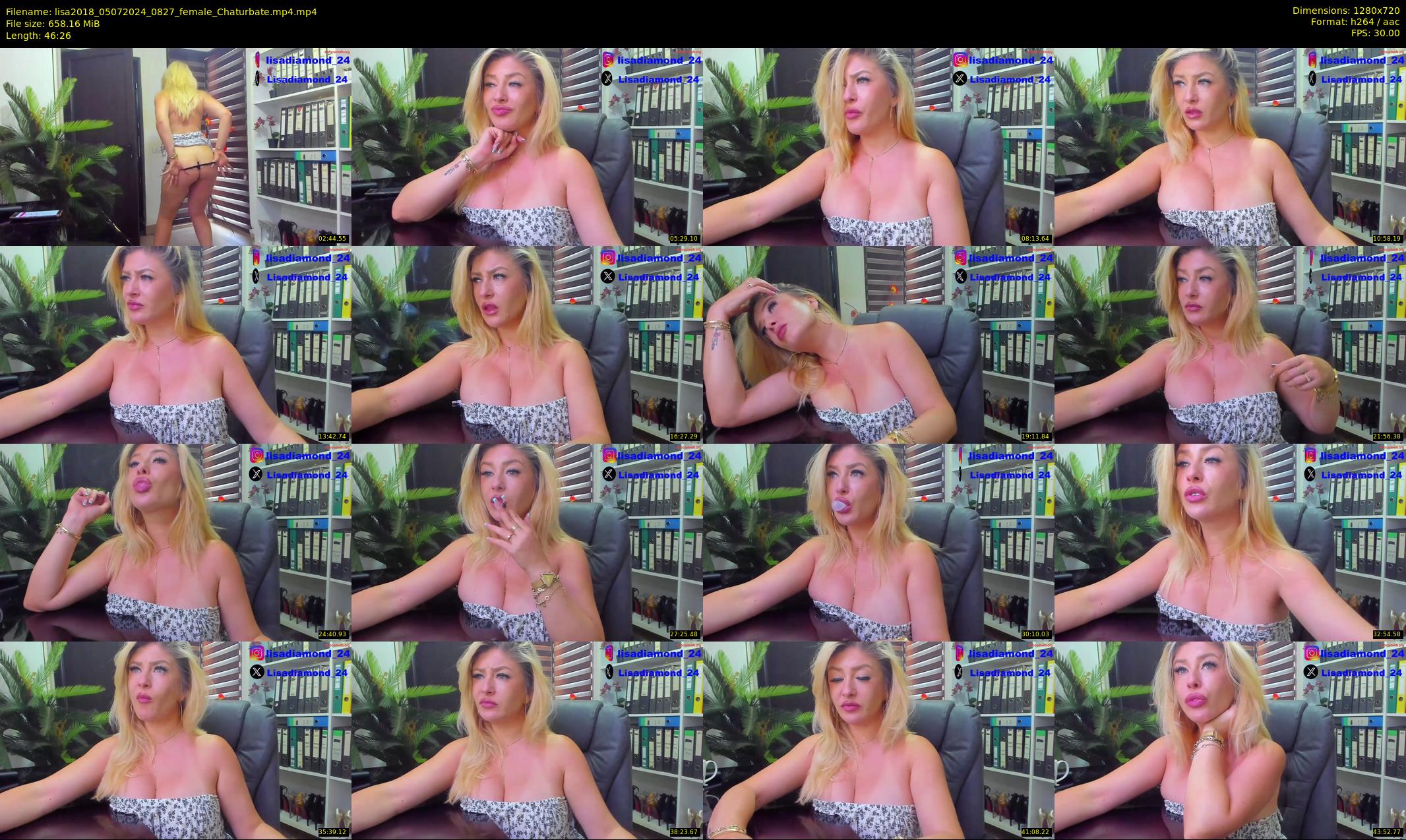 lisa2018 — 47 minute Chaturbate female cam show recording, 720p, Jul 5, 2024