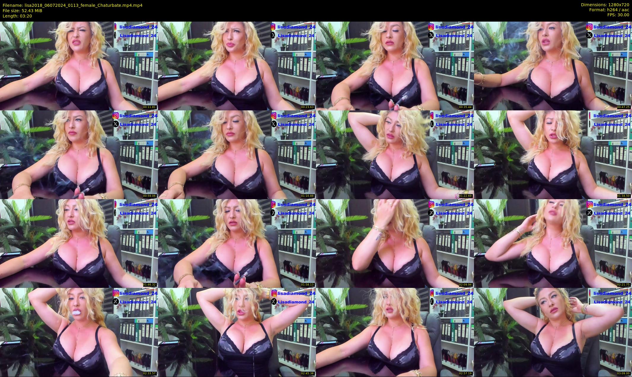 lisa2018 — 4 minute Chaturbate female cam show recording, 720p, Jul 6, 2024