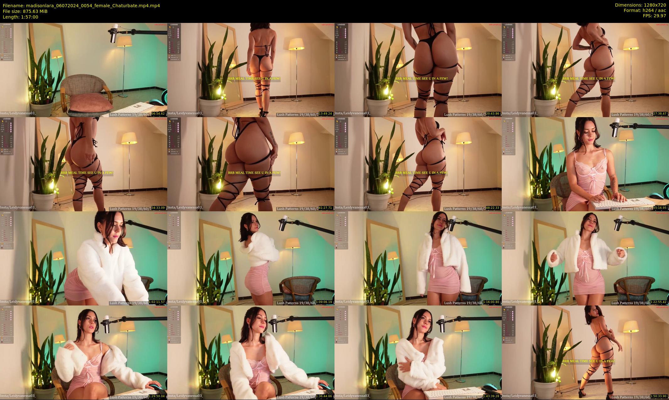 madisonlara — 117 minute Chaturbate female cam show recording, 720p, Jul 6, 2024