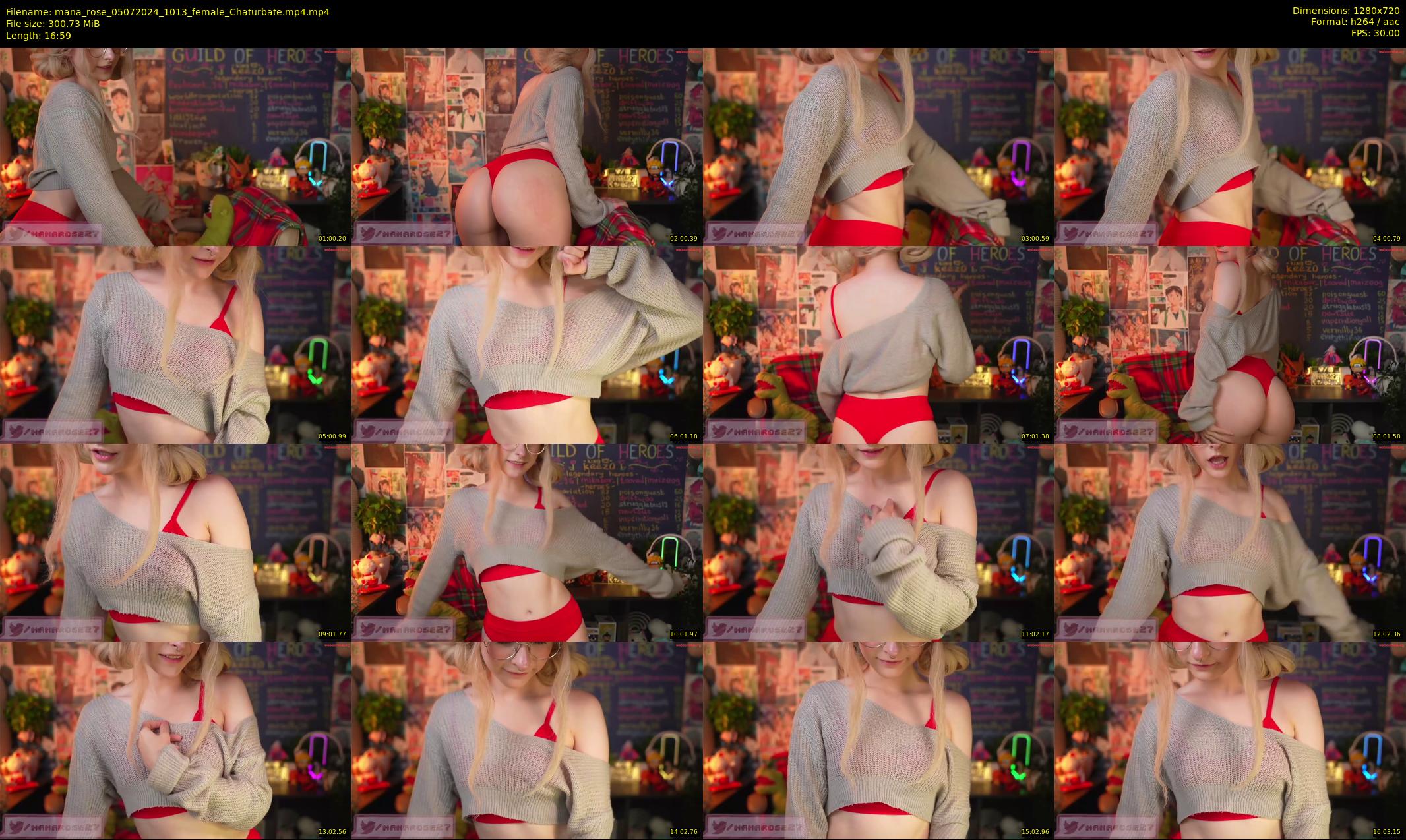 mana_rose — 17 minute Chaturbate female cam show recording, 720p, Jul 5, 2024