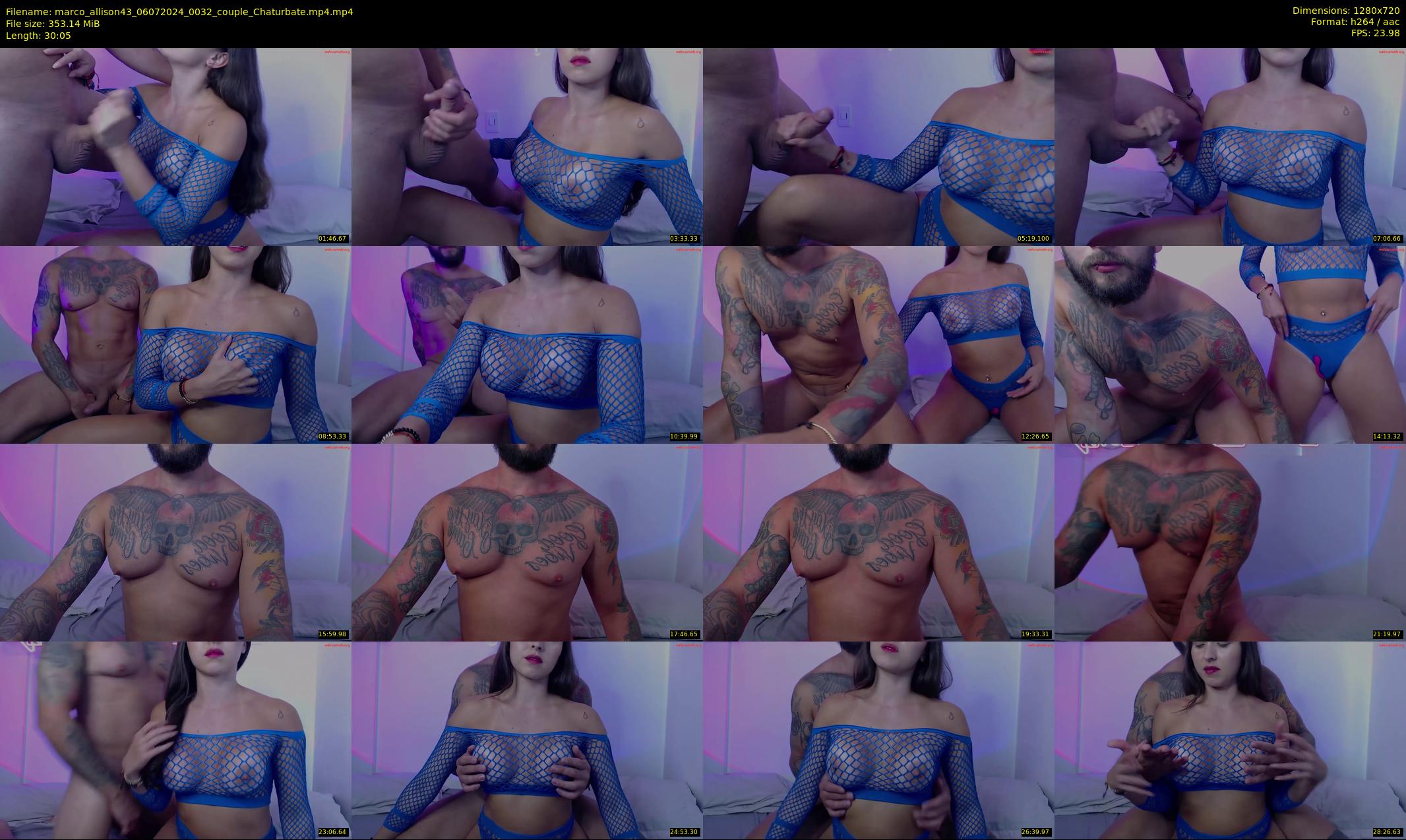 marco_allison43 — 31 minute Chaturbate couple cam show recording, 720p, Jul 6, 2024