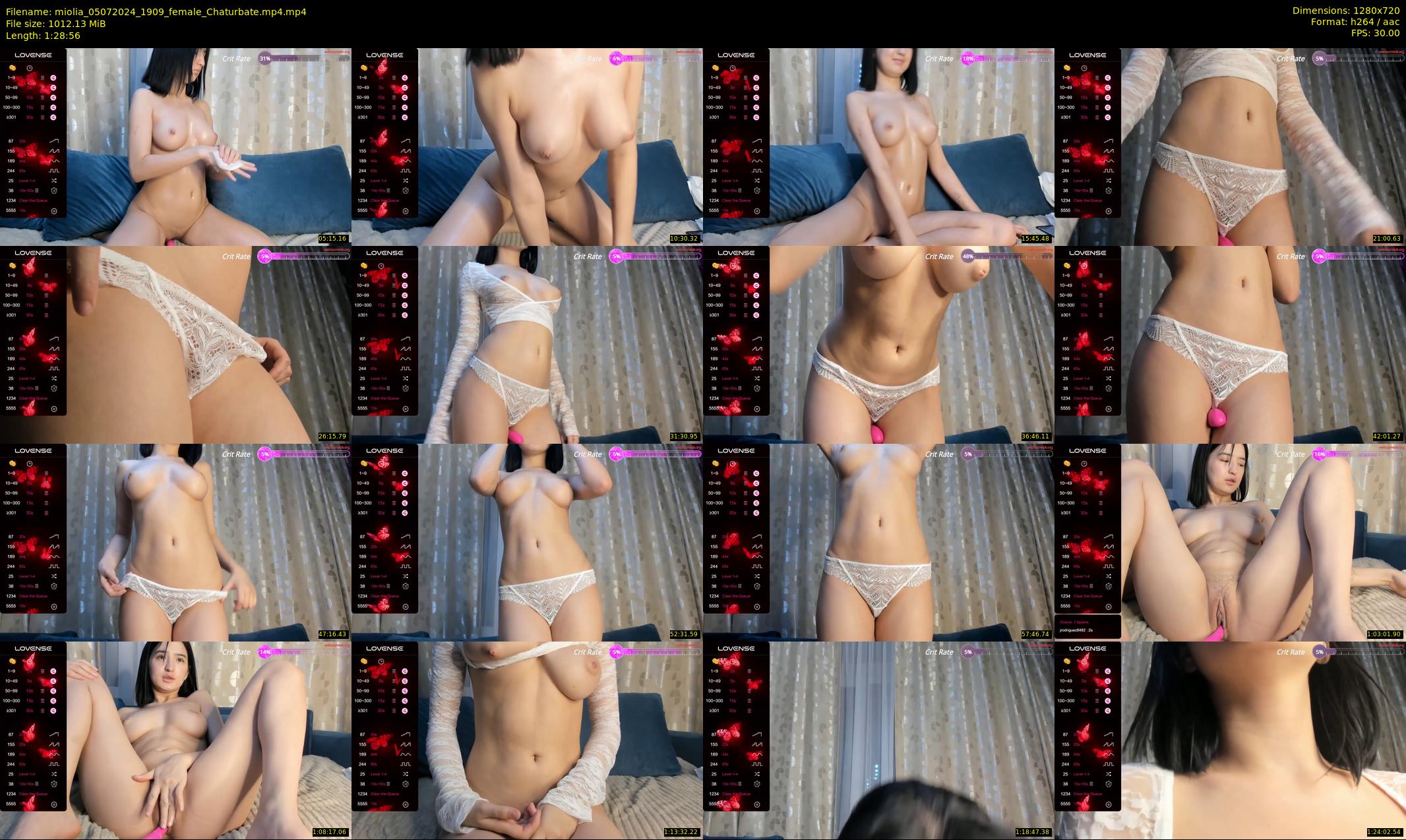 miolia — 89 minute Chaturbate female cam show recording, 720p, Jul 5, 2024