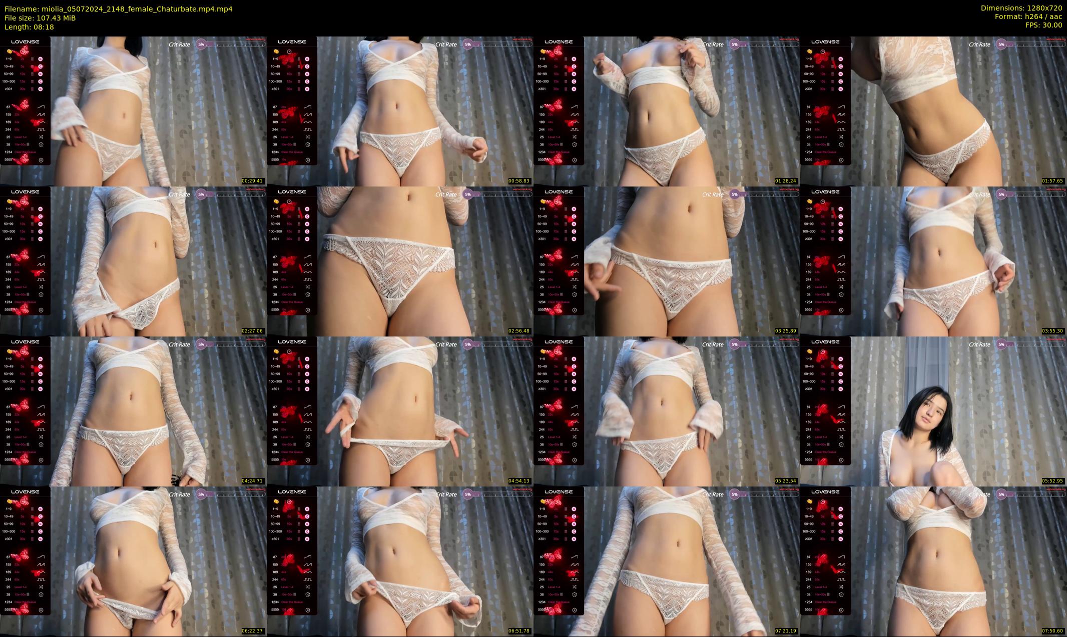 miolia — 9 minute Chaturbate female cam show recording, 720p, Jul 5, 2024