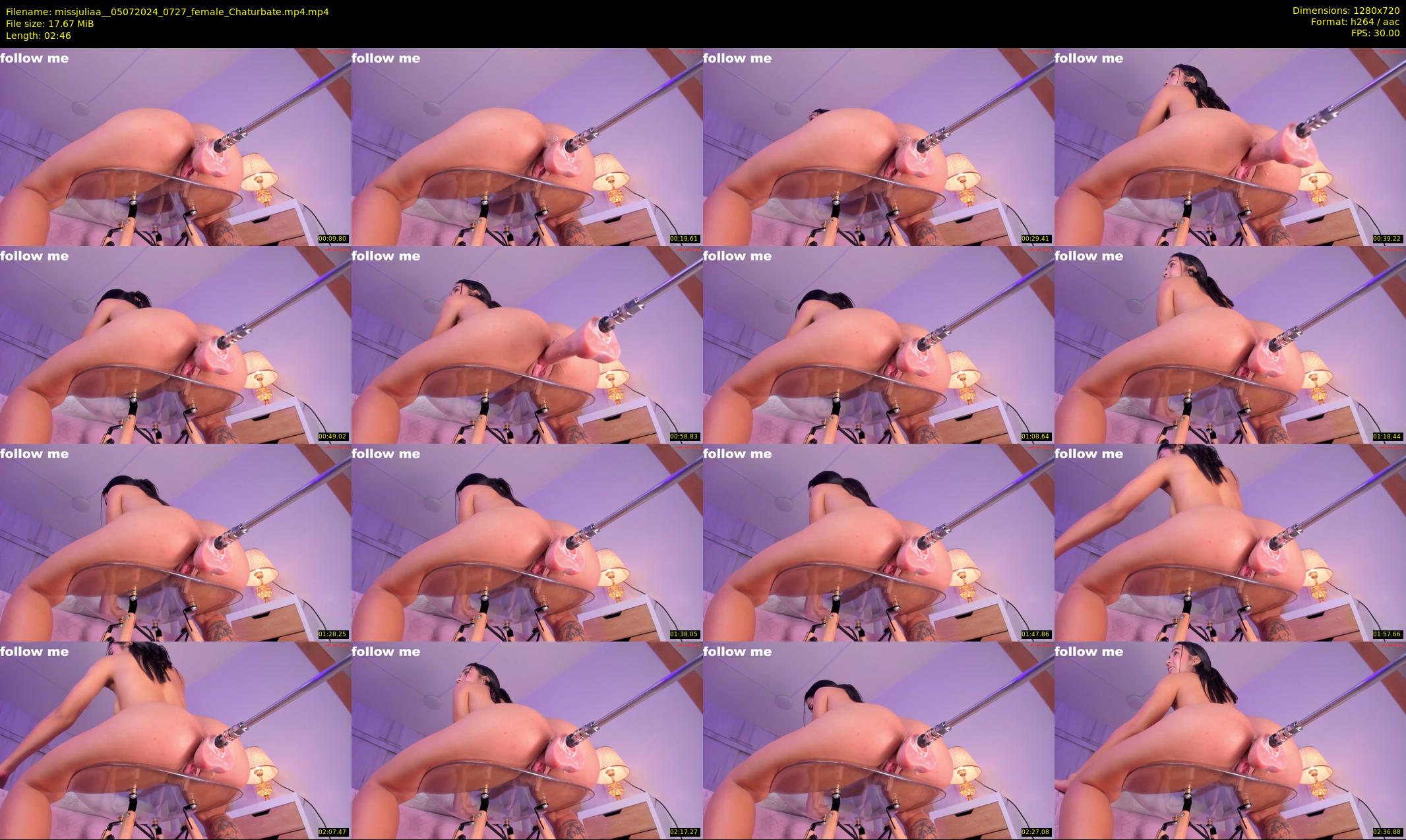 missjuliaa_ — 3 minute Chaturbate female cam show recording, 720p, Jul 5, 2024