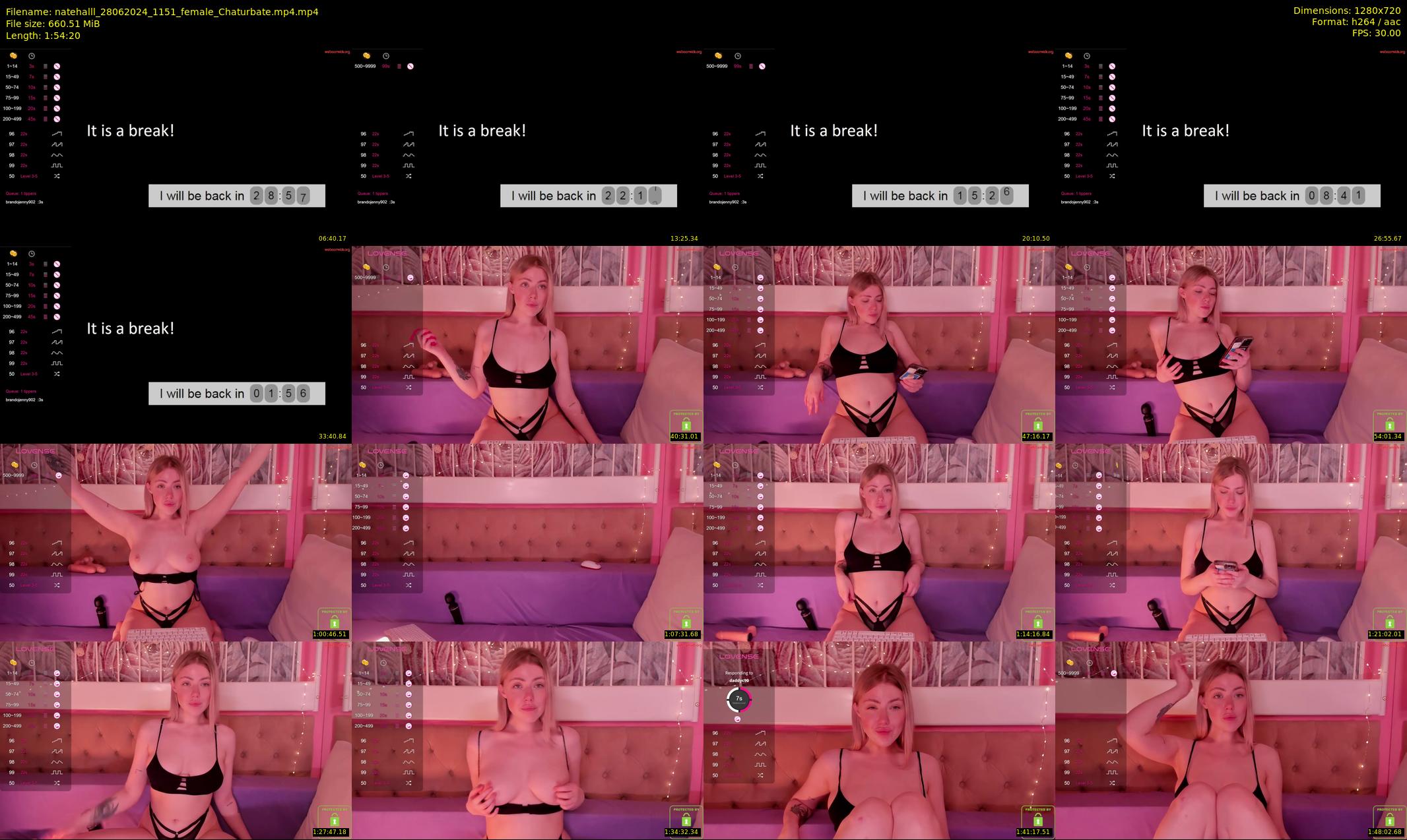 natehalll — 115 minute Chaturbate female cam show recording, 720p, Jun 28, 2024