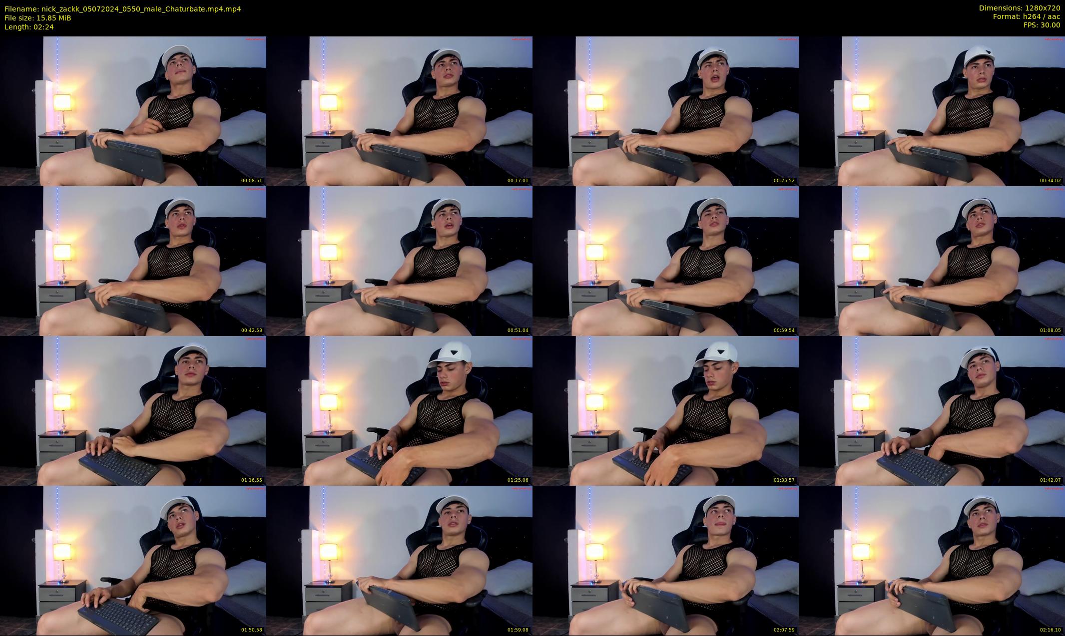 nick_zackk — 3 minute Chaturbate male cam show recording, 720p, Jul 5, 2024