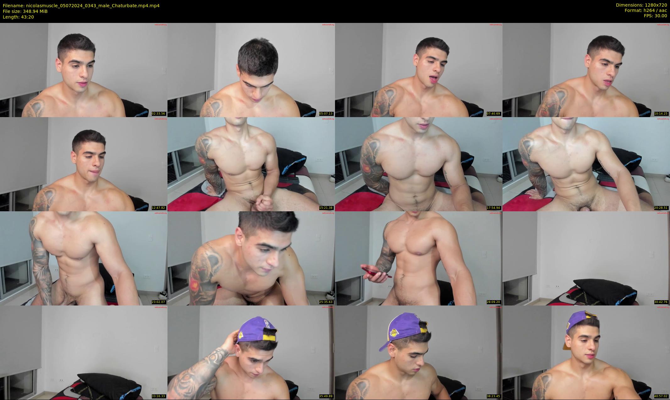 nicolasmuscle — 44 minute Chaturbate male cam show recording, 720p, Jul 5, 2024