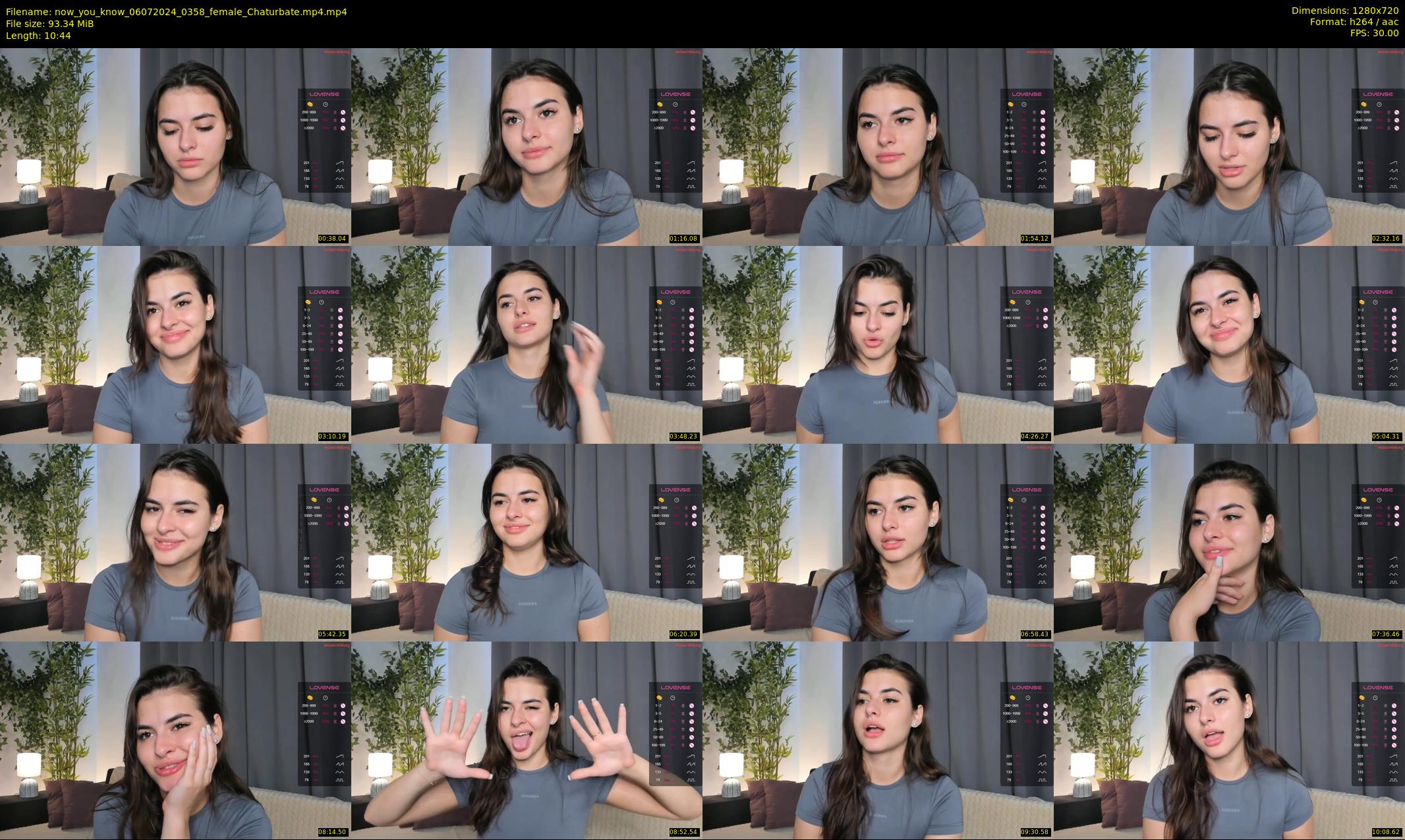 now_you_know — 11 minute Chaturbate female cam show recording, 720p, Jul 6, 2024