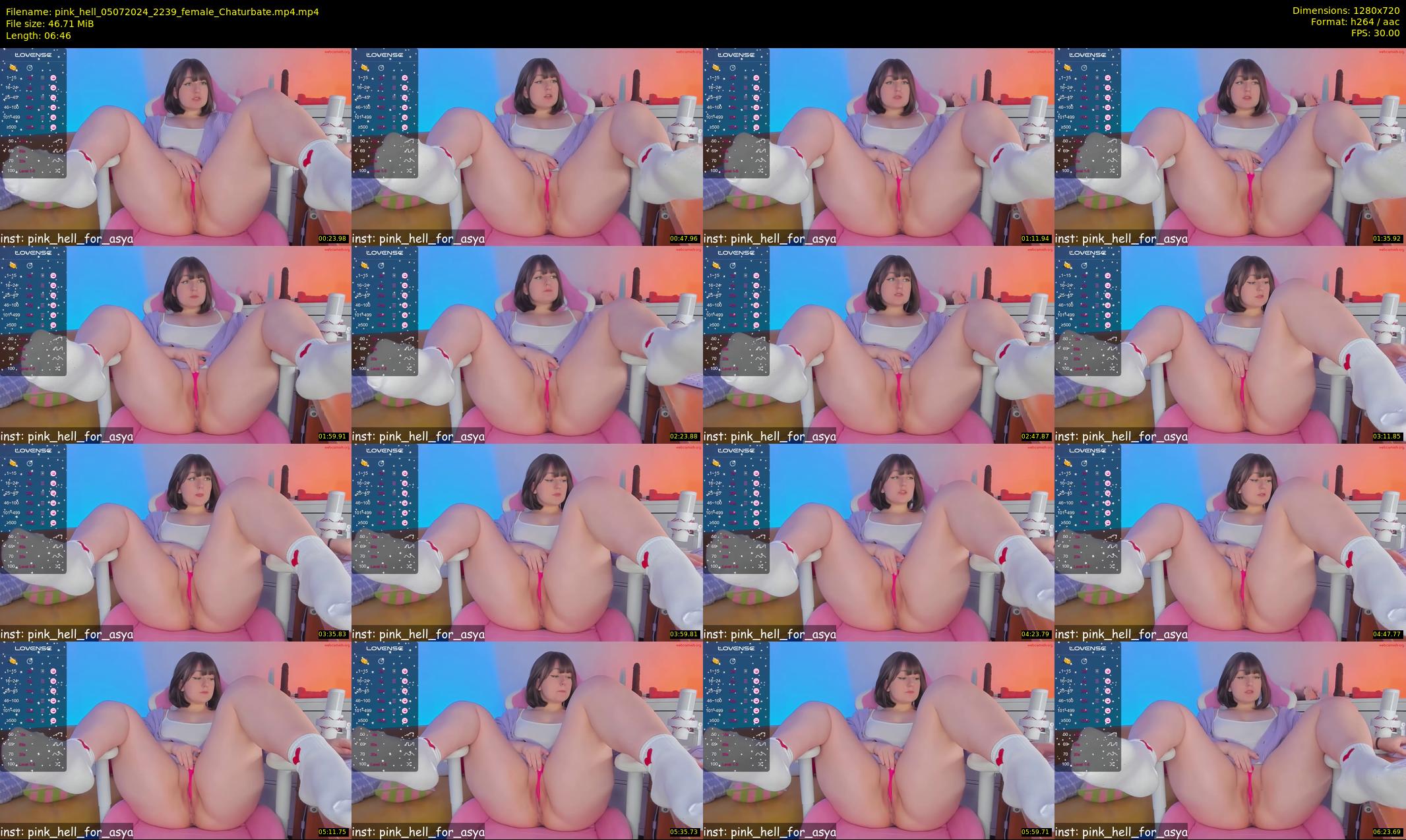 pink_hell — 7 minute Chaturbate female cam show recording, 720p, Jul 5, 2024