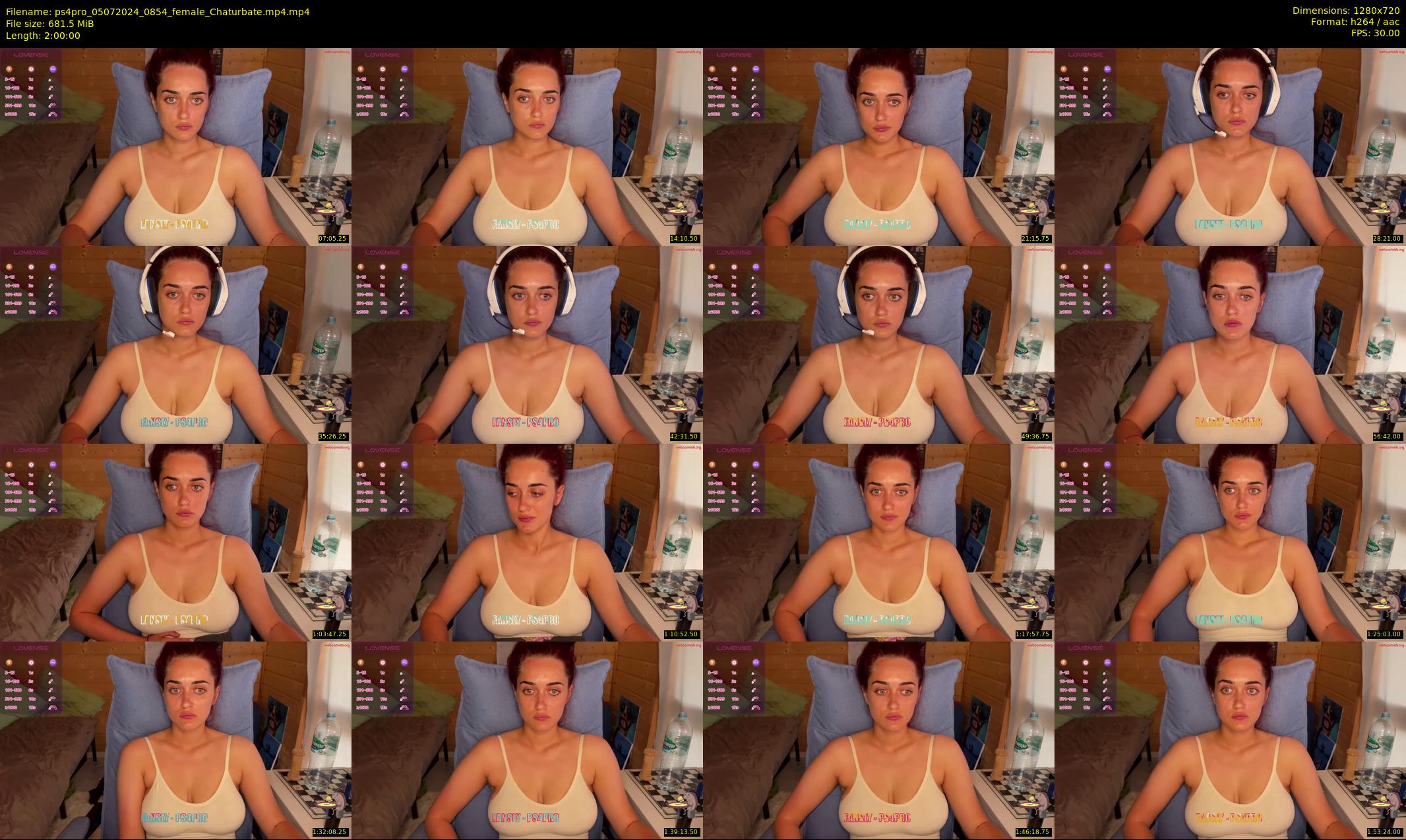 ps4pro — 120 minute Chaturbate female cam show recording, 720p, Jul 5, 2024