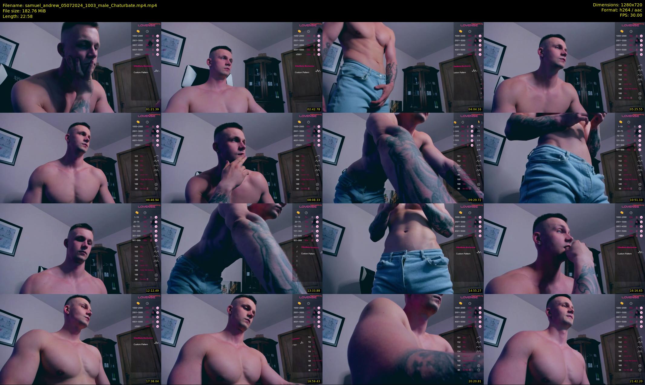 samuel_andrew — 23 minute Chaturbate male cam show recording, 720p, Jul 5, 2024