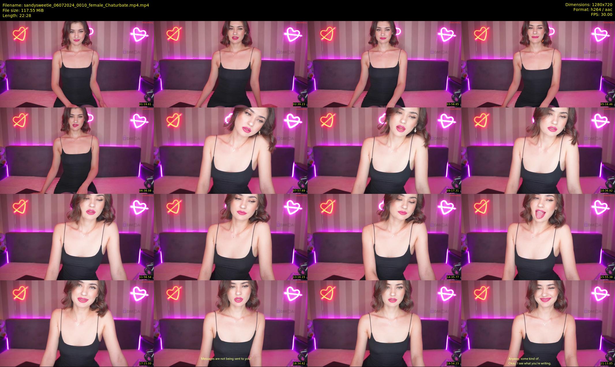 sandysweetie — 23 minute Chaturbate female cam show recording, 720p, Jul 6, 2024
