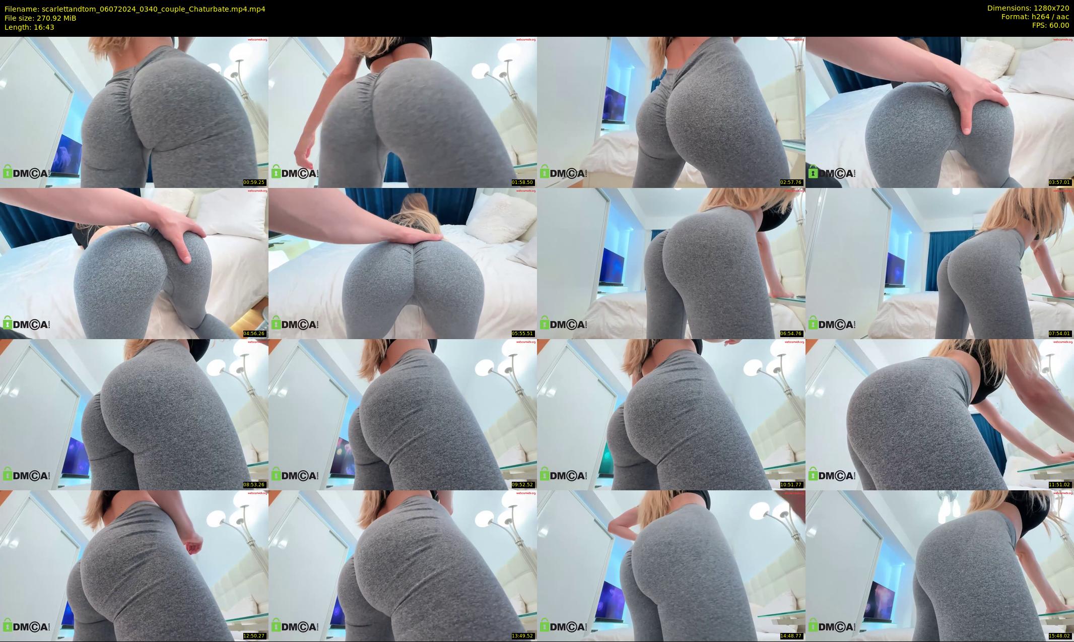 scarlettandtom — 17 minute Chaturbate couple cam show recording, 720p, Jul 6, 2024