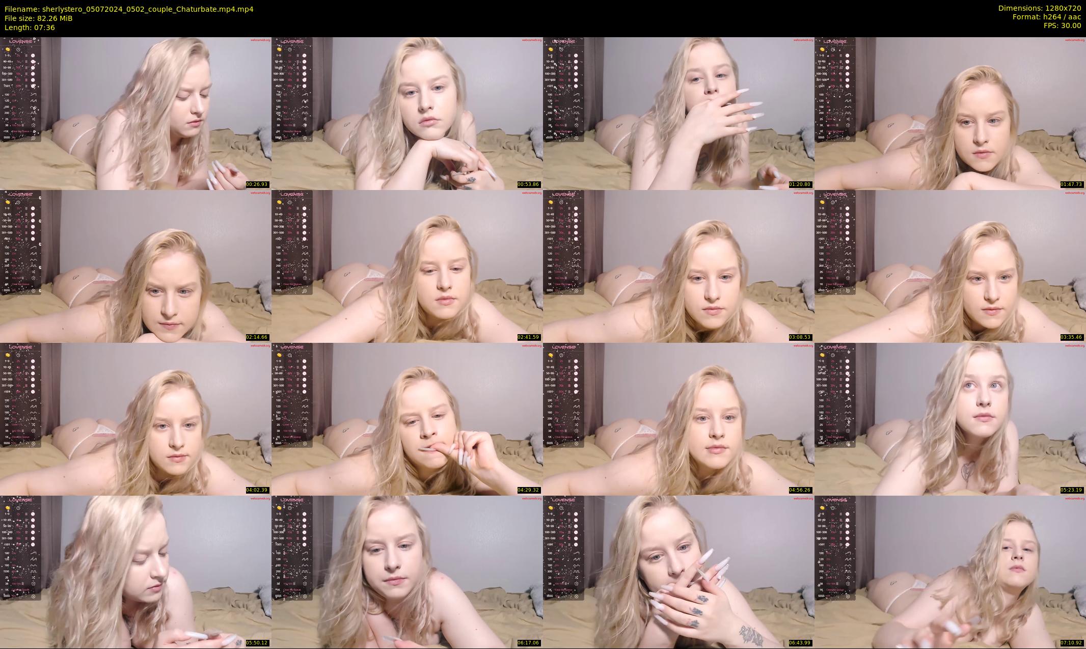 sherlystero — 8 minute Chaturbate couple cam show recording, 720p, Jul 5, 2024