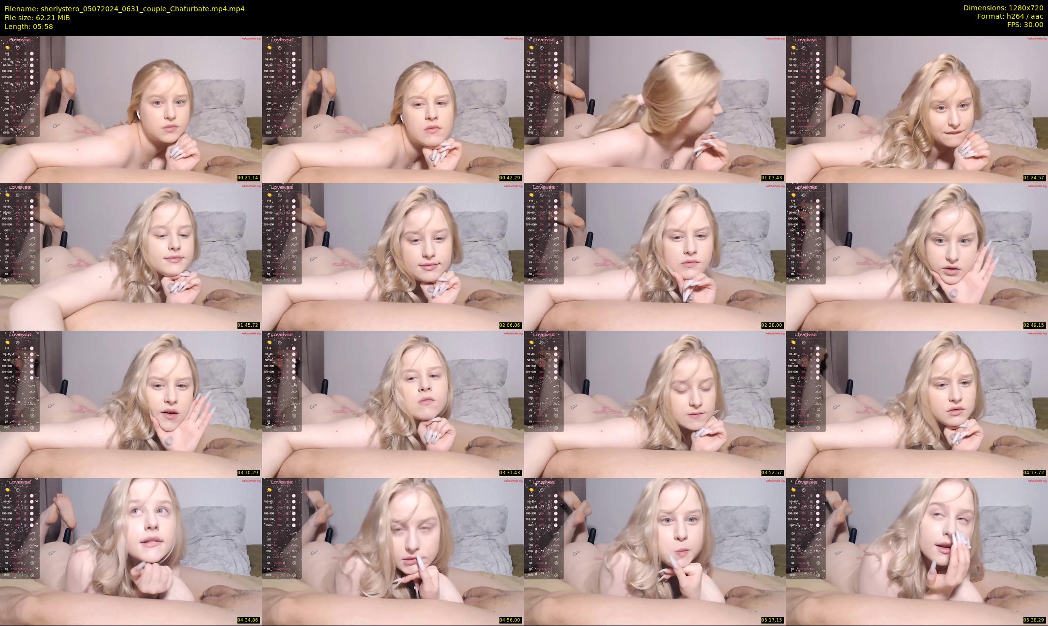 sherlystero — 6 minute Chaturbate couple cam show recording, 720p, Jul 5, 2024